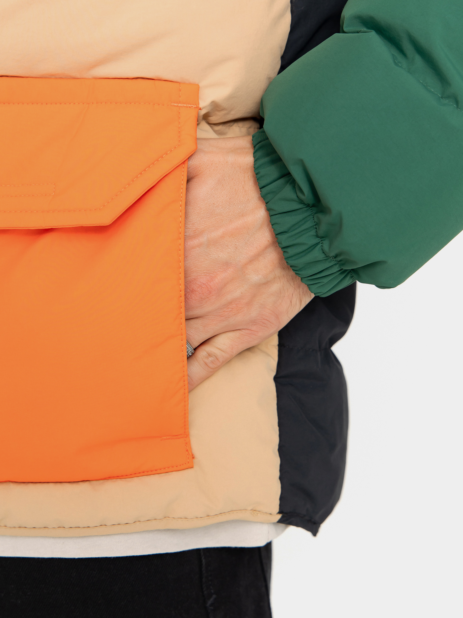 Dzseki Columbia Wallowa Down Hooded (canoe/zing/rain forest/black)