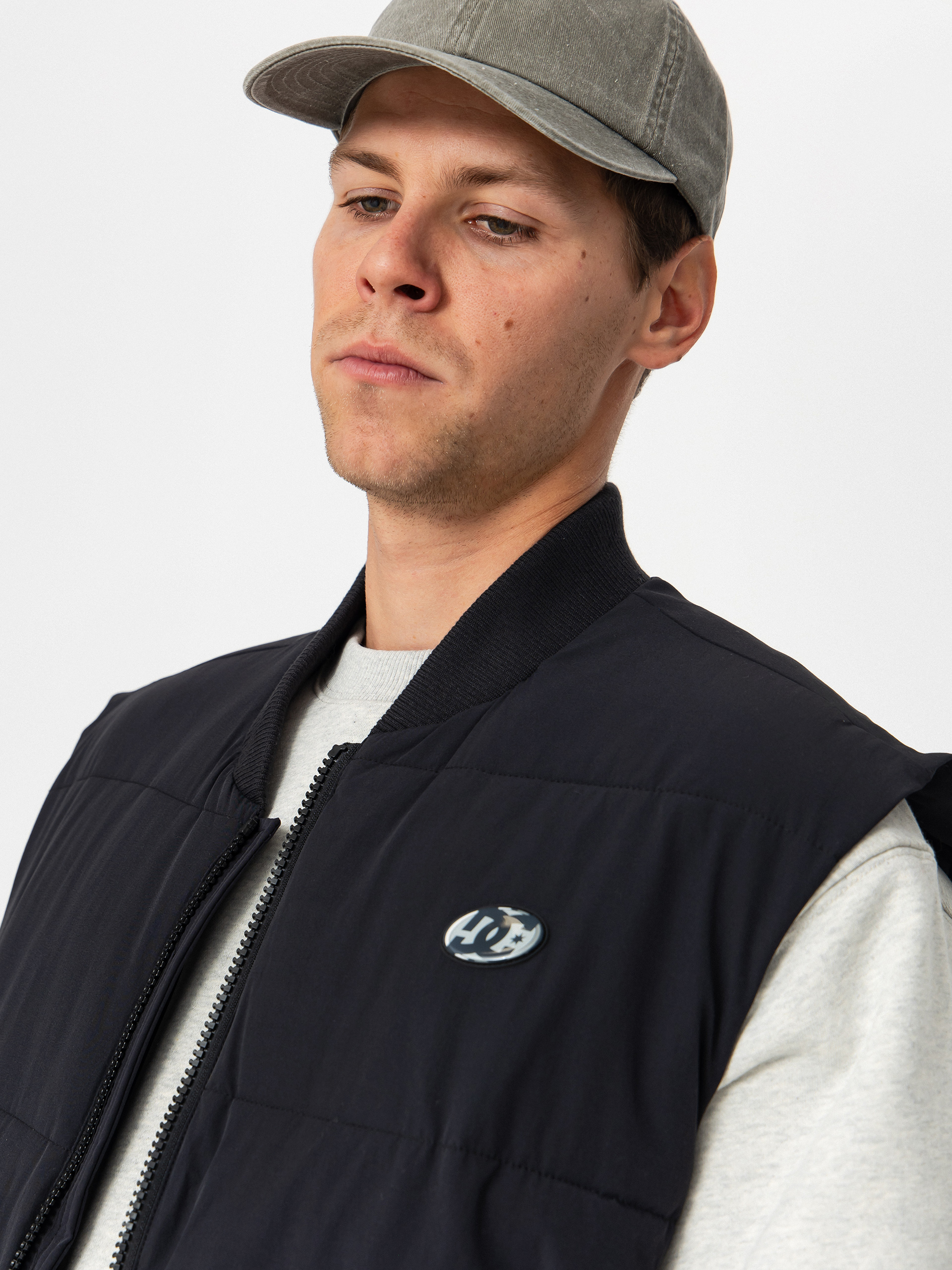 DC Rover Puffer Mellény (black)