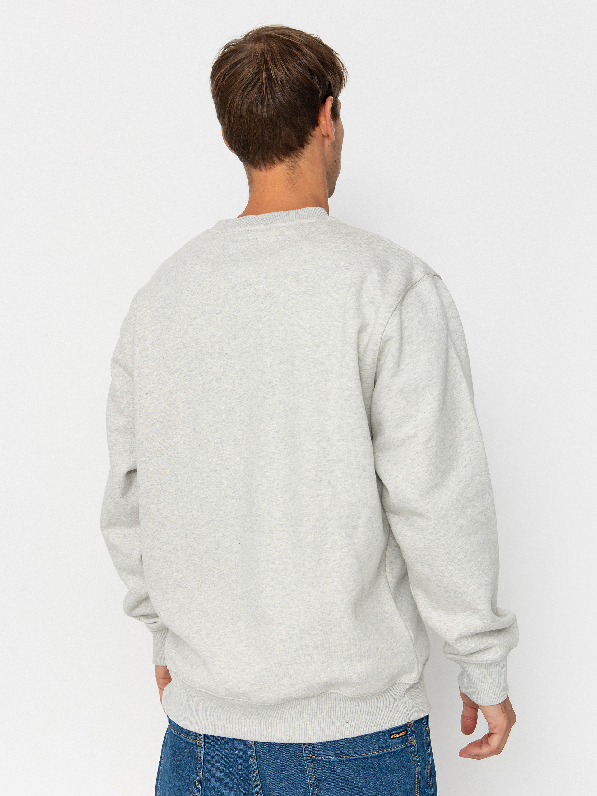 Pulóver DC Patch It Crew (light heather grey)
