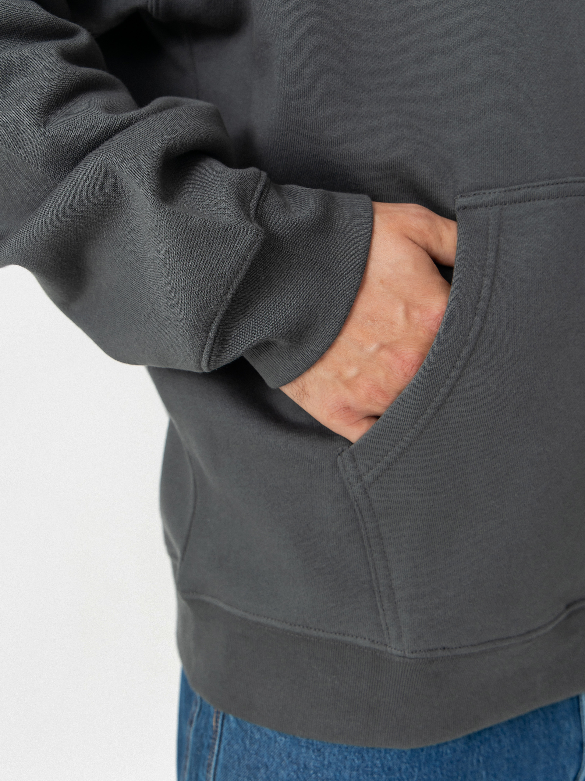 Polar Skate Dave Metal Logo HD Kapucnis pulóver (graphite)