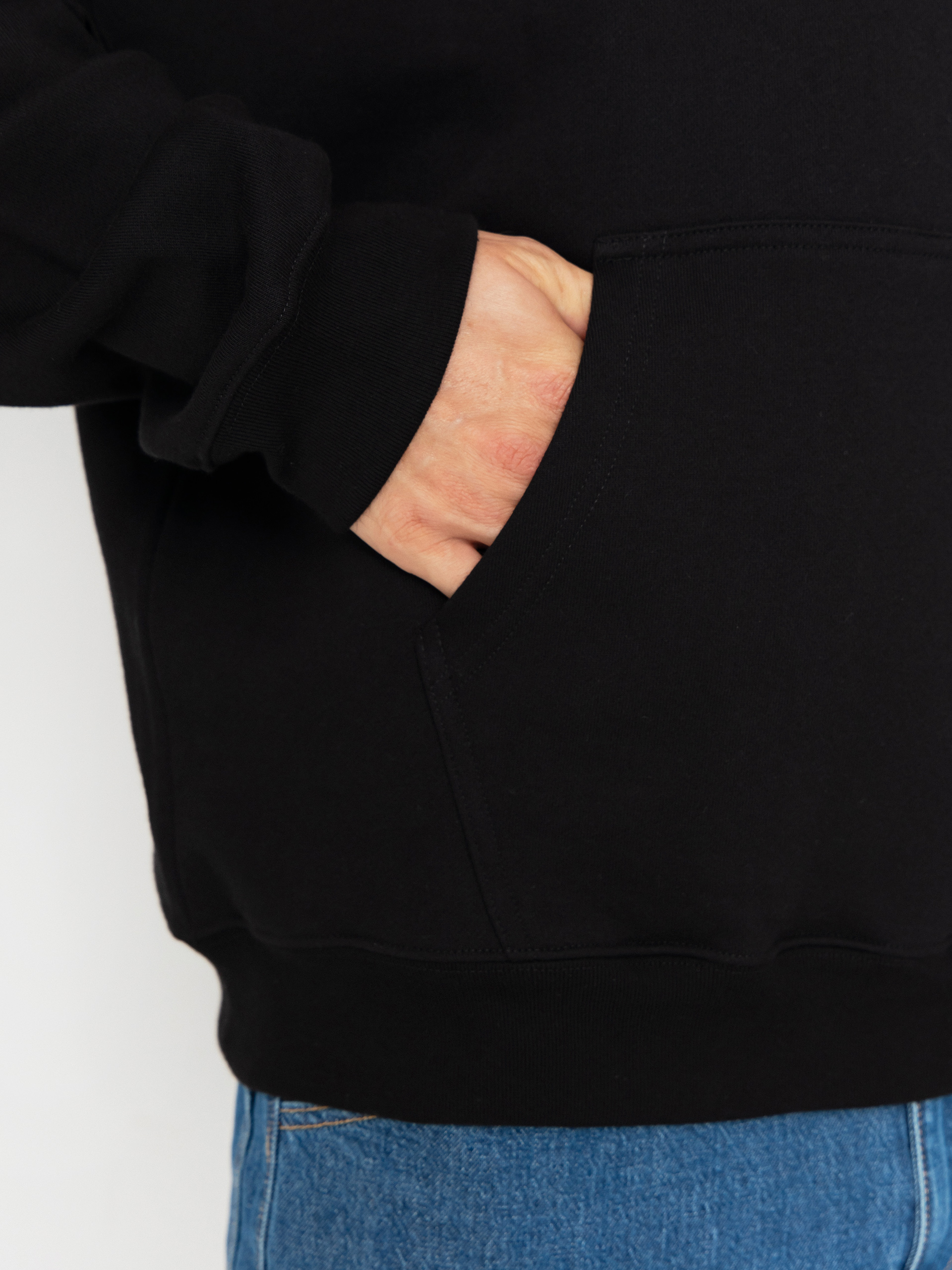 Polar Skate Dave Metal Logo HD Kapucnis pulóver (black)