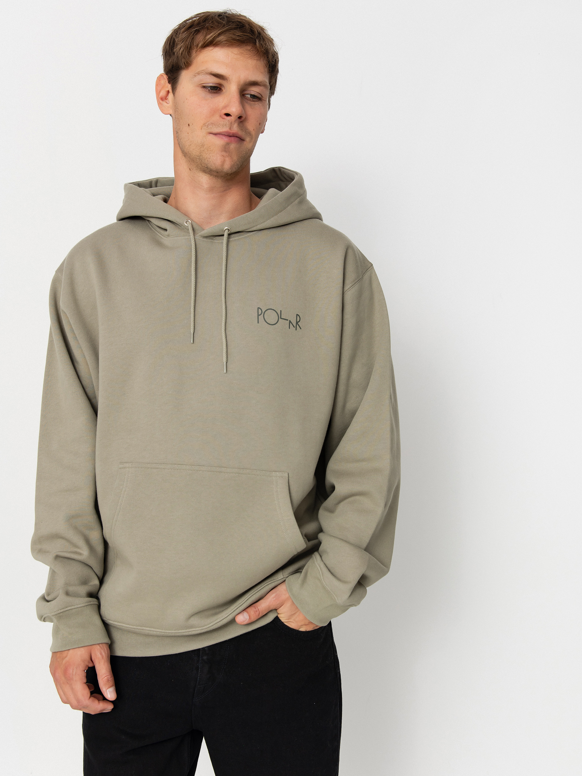 Polar Skate Dave Stroke Logo HD Kapucnis pulóver (vetiver)