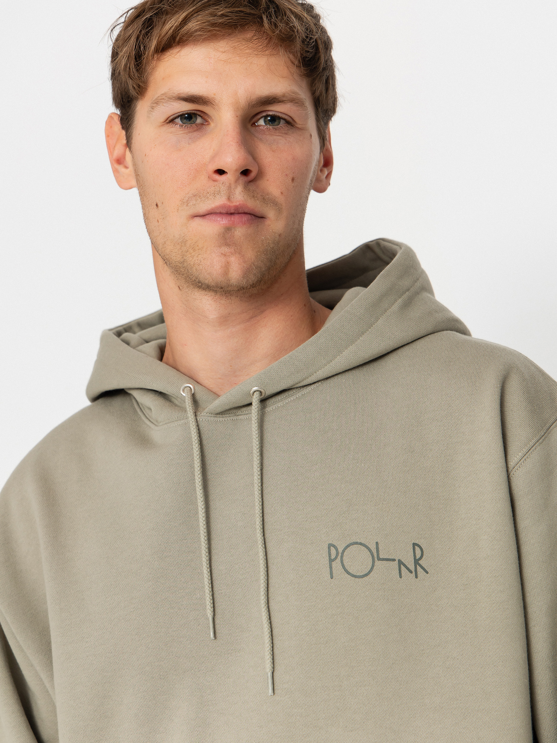 Polar Skate Dave Stroke Logo HD Kapucnis pulóver (vetiver)