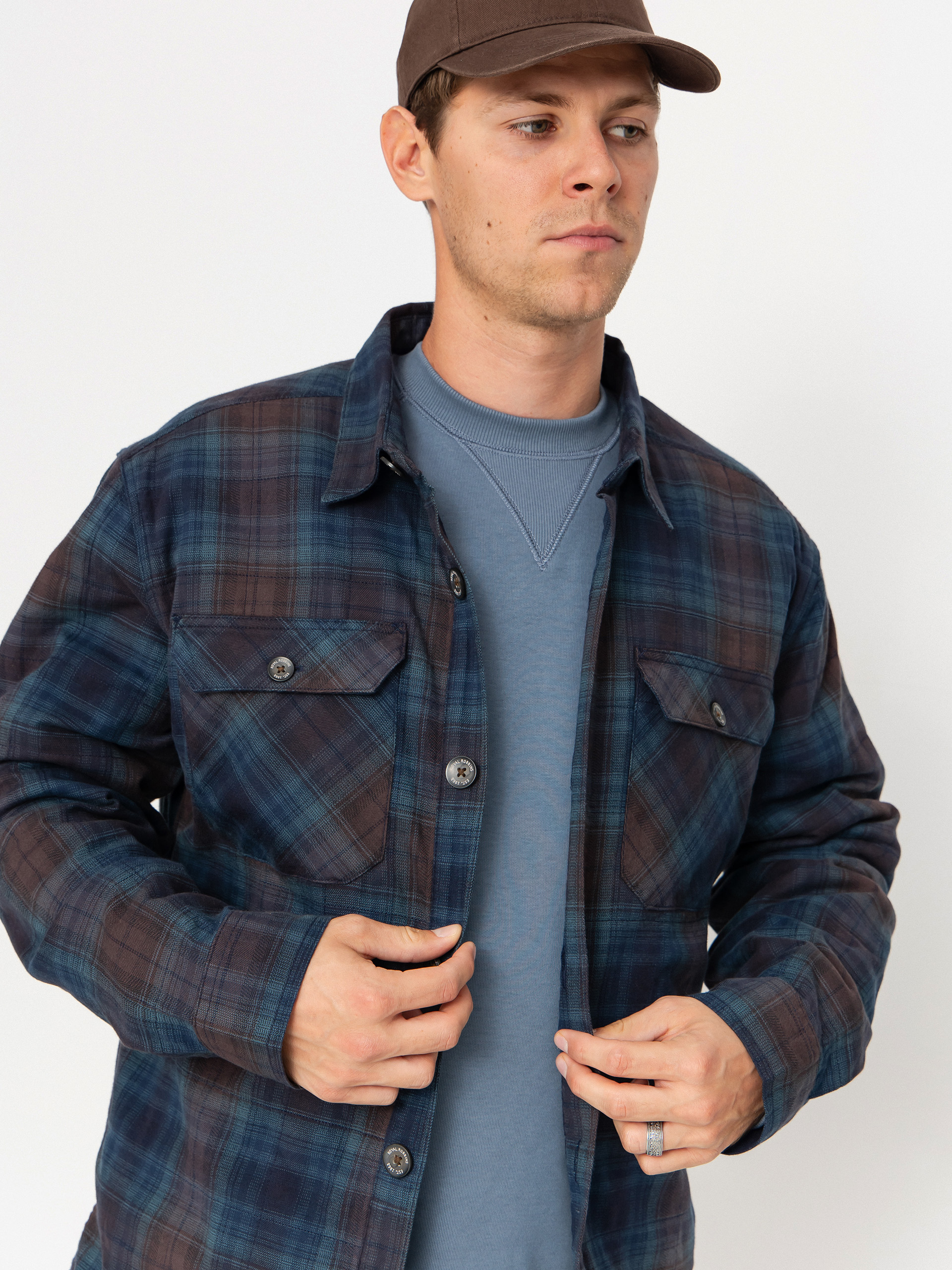 Royal Robbins Snowcap Lined Flannel Ing (naval tioga pld)