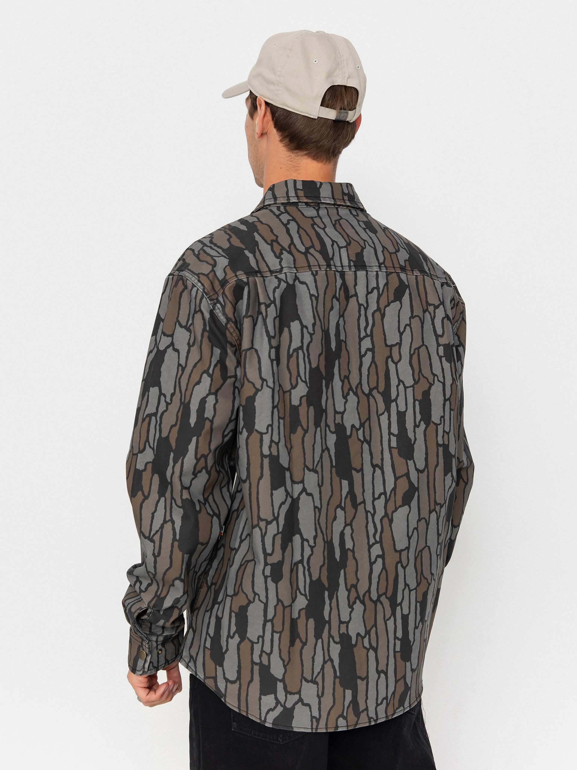 Brixton Builders Stretch Overshirt Ing (bark camo)