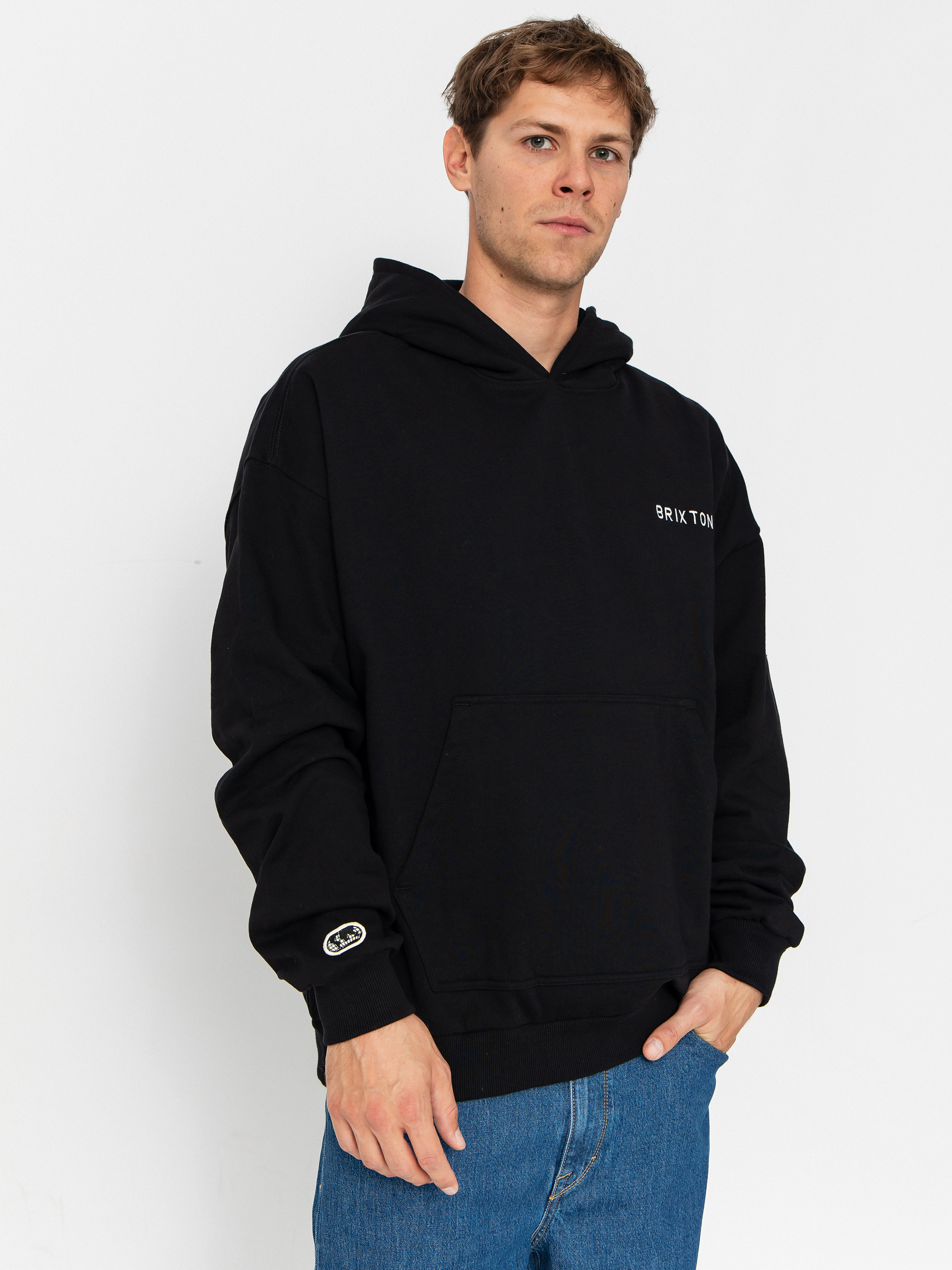 Brixton Embroidered Heavy Weight HD Kapucnis pulóver