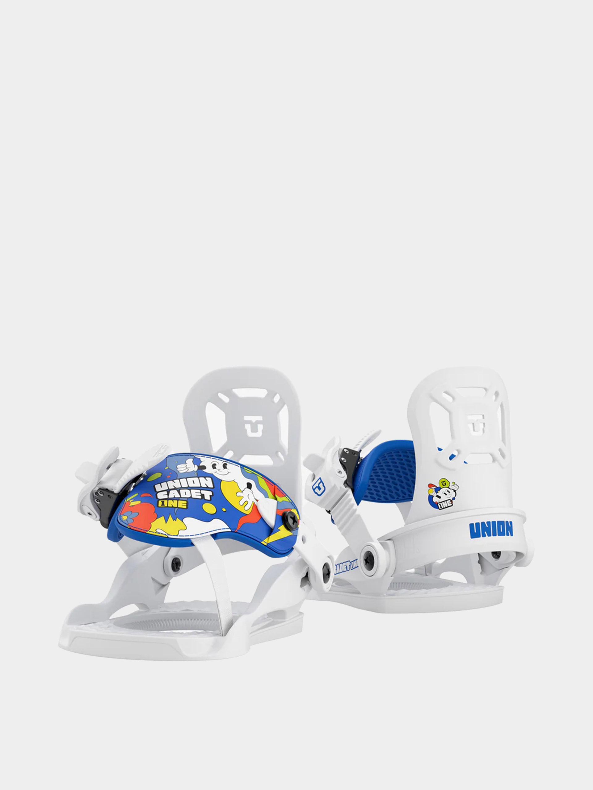 Snowboard kötés Union Cadet One JR (white)