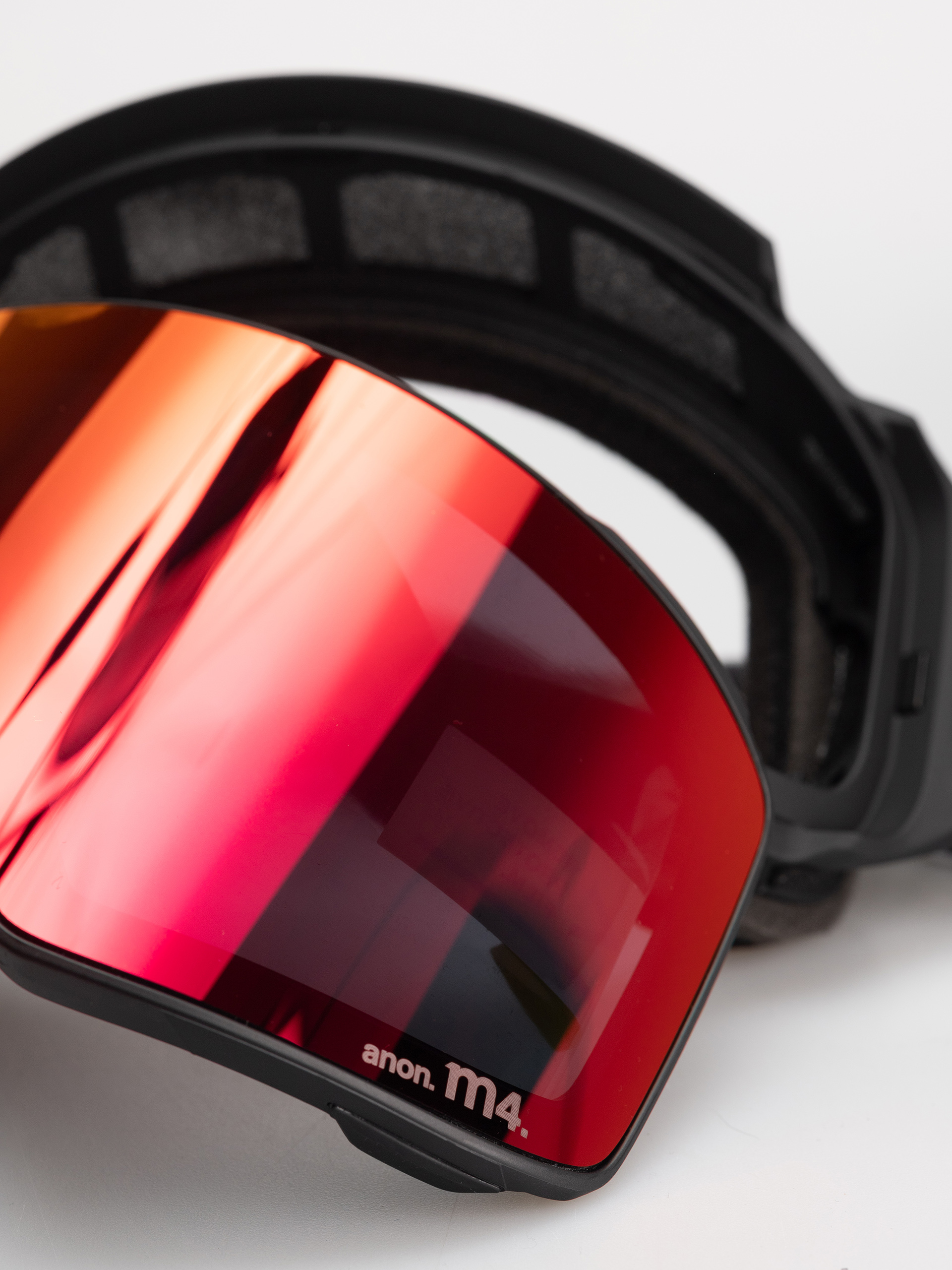Snowboard szemüveg Anon M4 Cylindrical Mfi (black/perceive sunny red)