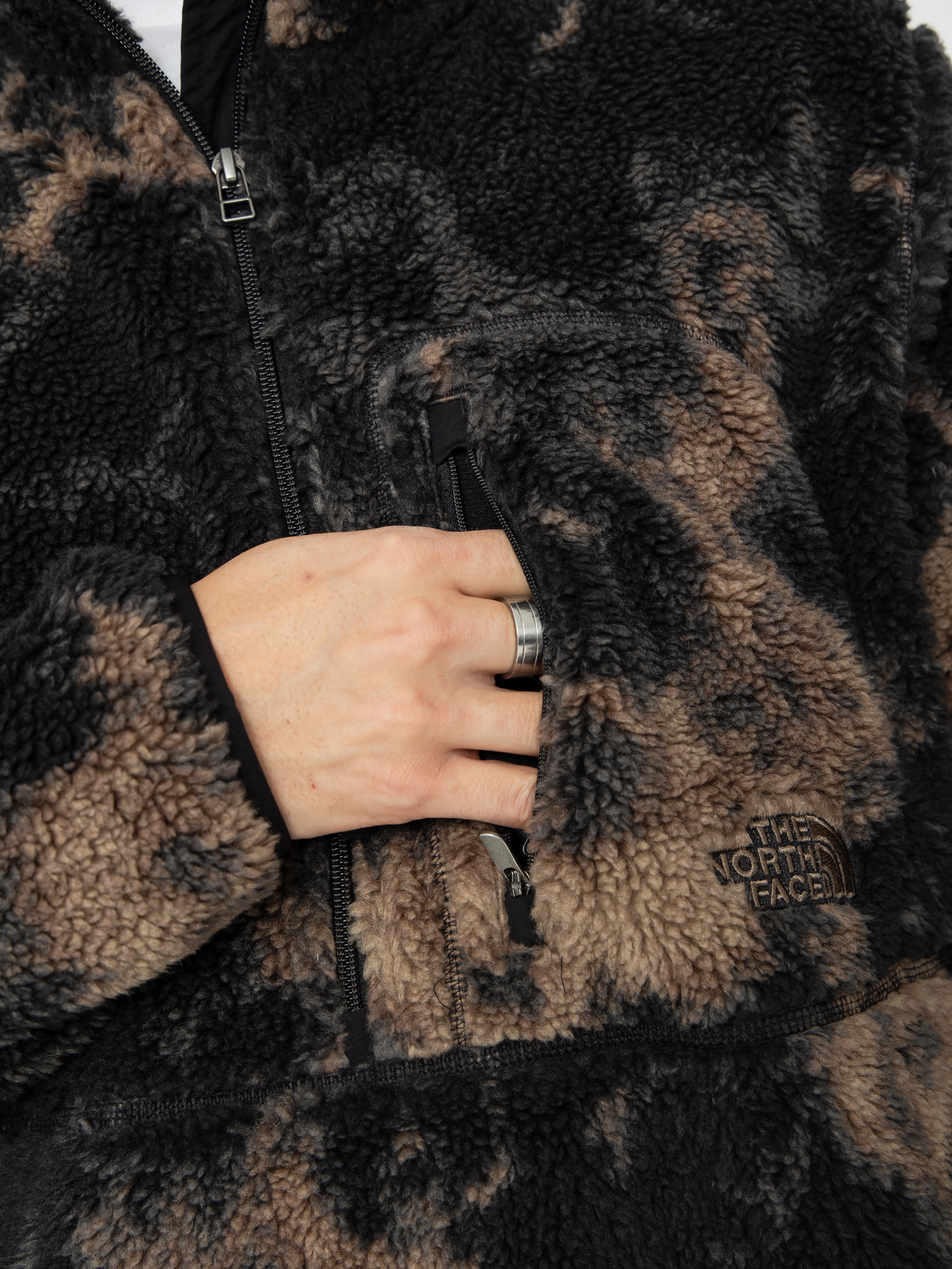 The North Face Extreme Pile 2 Pullover Print Dzseki (tnf black light refract)