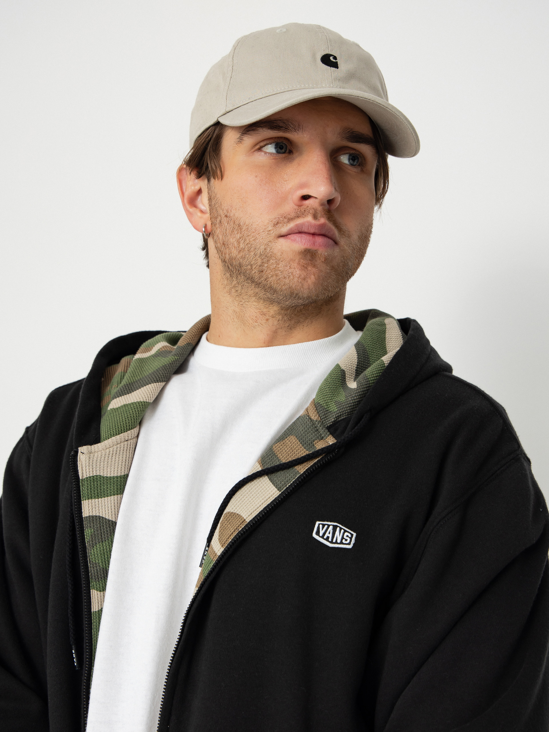 Vans Dover Thermal Lined Full Zip Kapucnis pulóver (black)