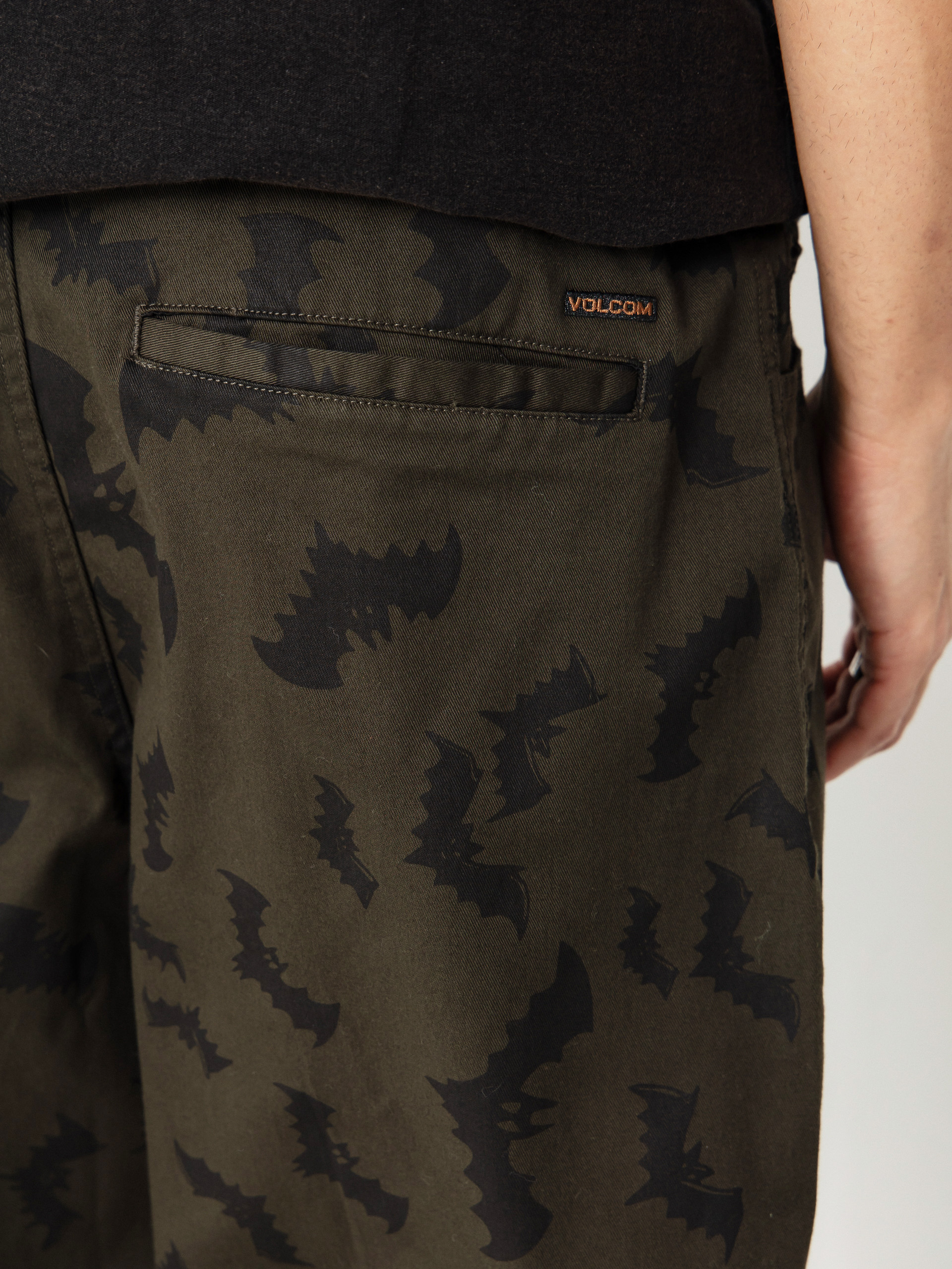 Volcom Fa Jj Villard Ew Kisnadrág (rinsed black)