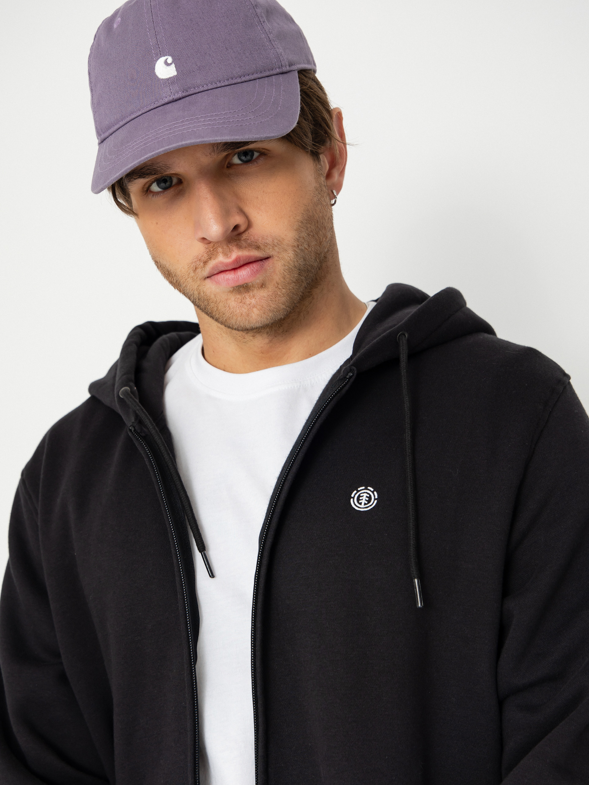 Element Icon Embroidery HD Kapucnis pulóver (eclipse navy)