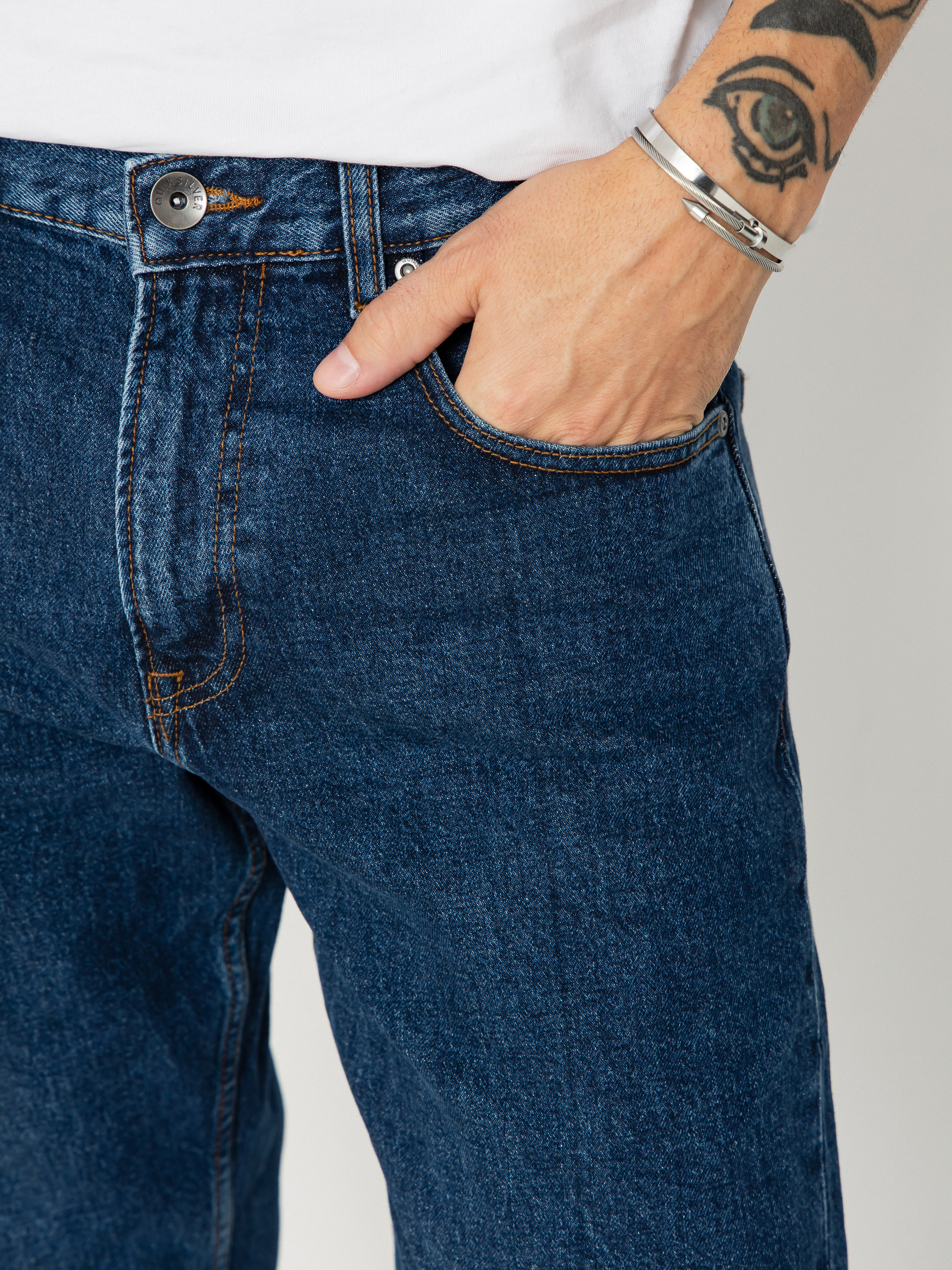 Quiksilver Modern Wave Denim Kisnadrág (stone indigo)