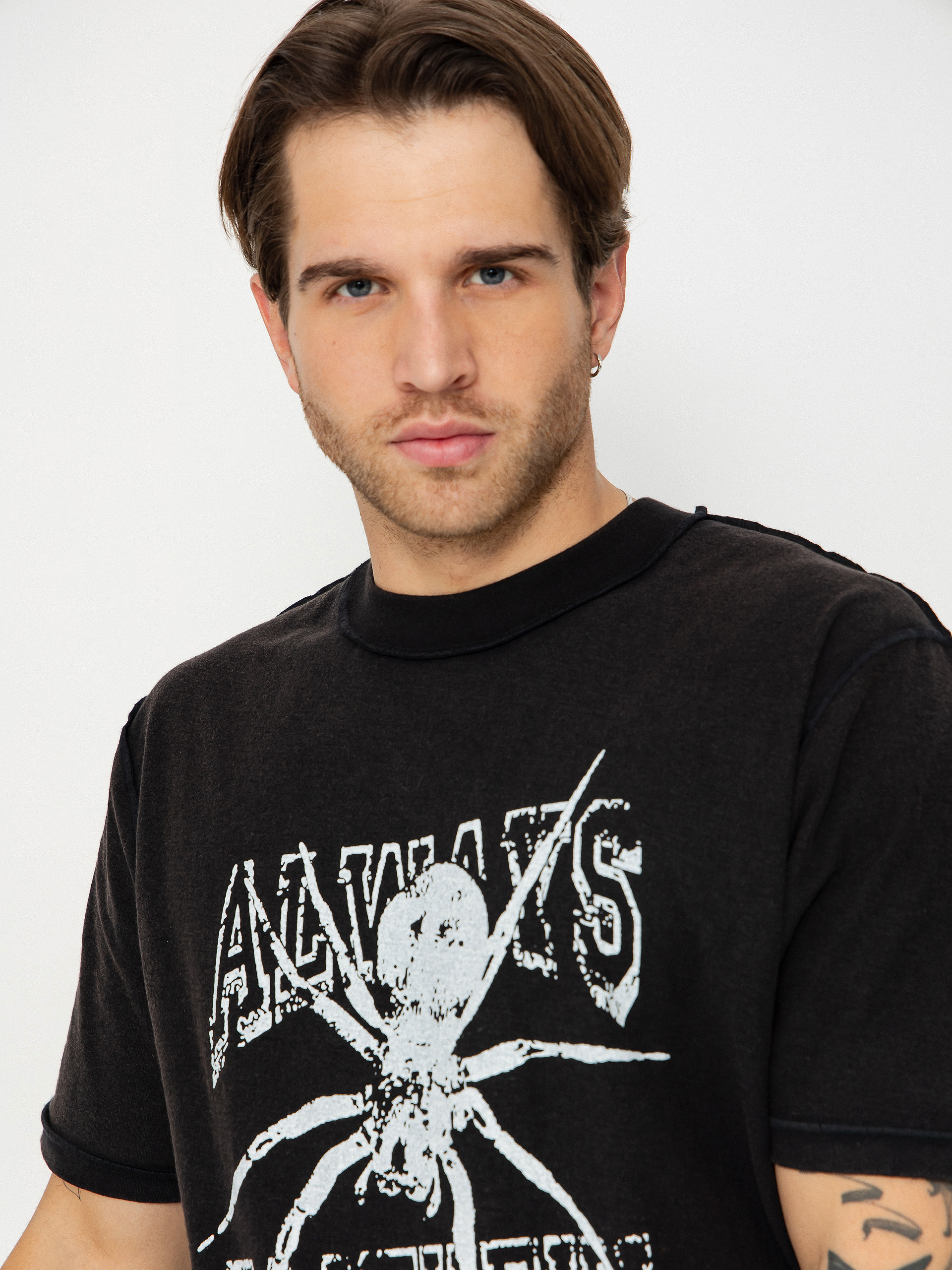 Wasted Paris Authentic Reverse Póló (faded black)