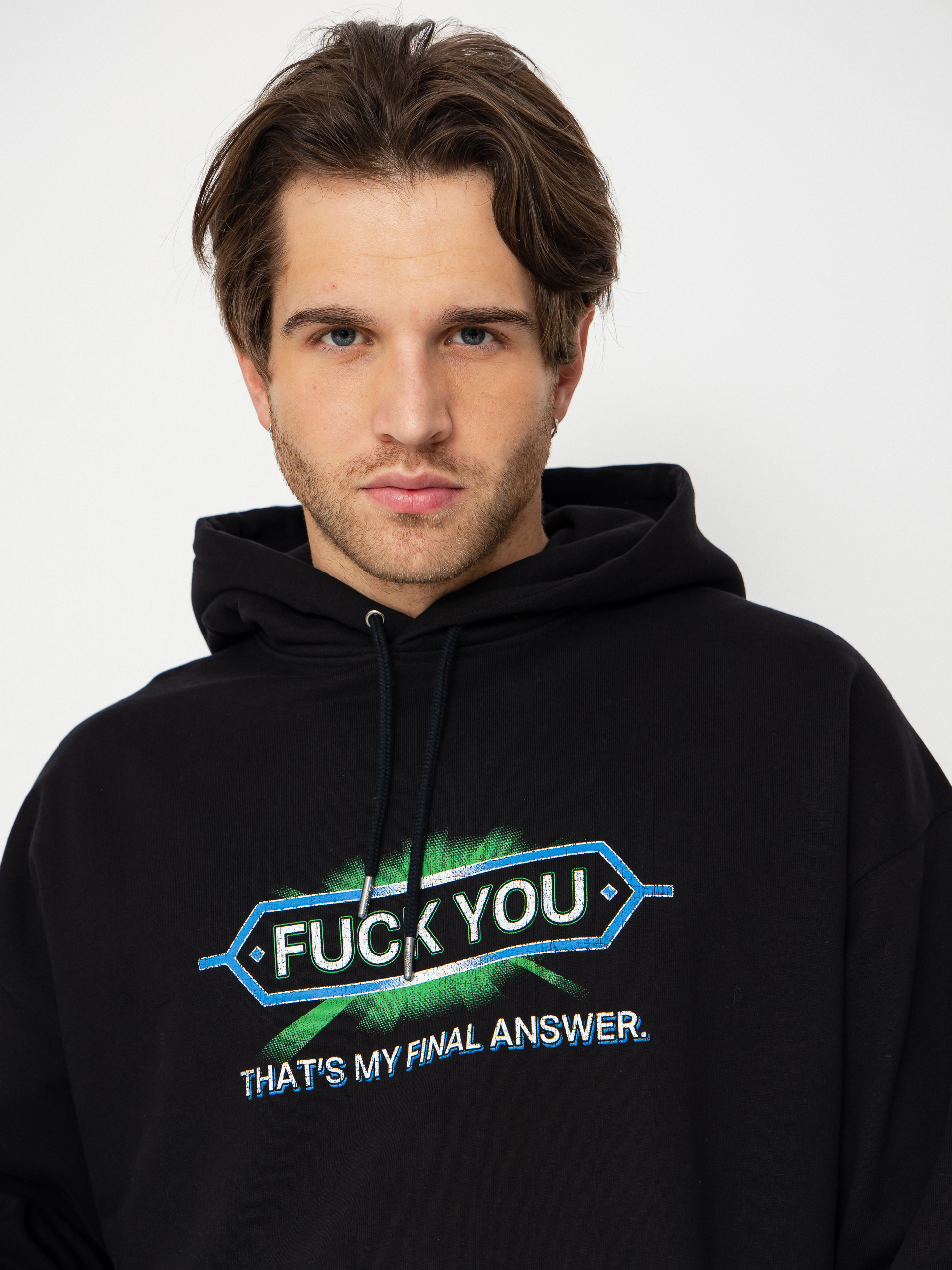 Wasted Paris Answear Boxy HD Kapucnis pulóver (black)