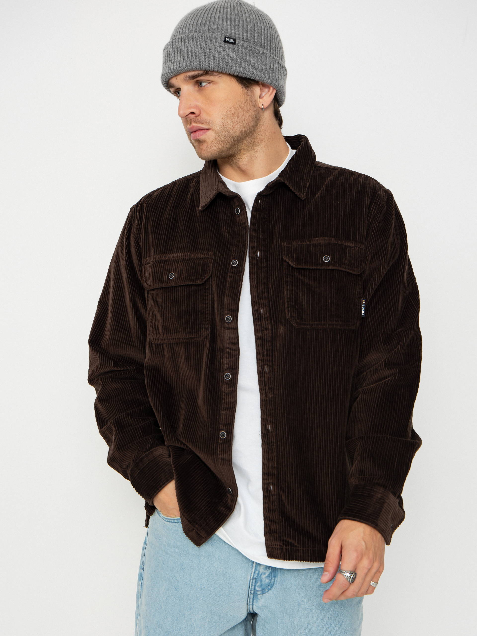 Iriedaily Bubble Cord Ing (dark coffee)