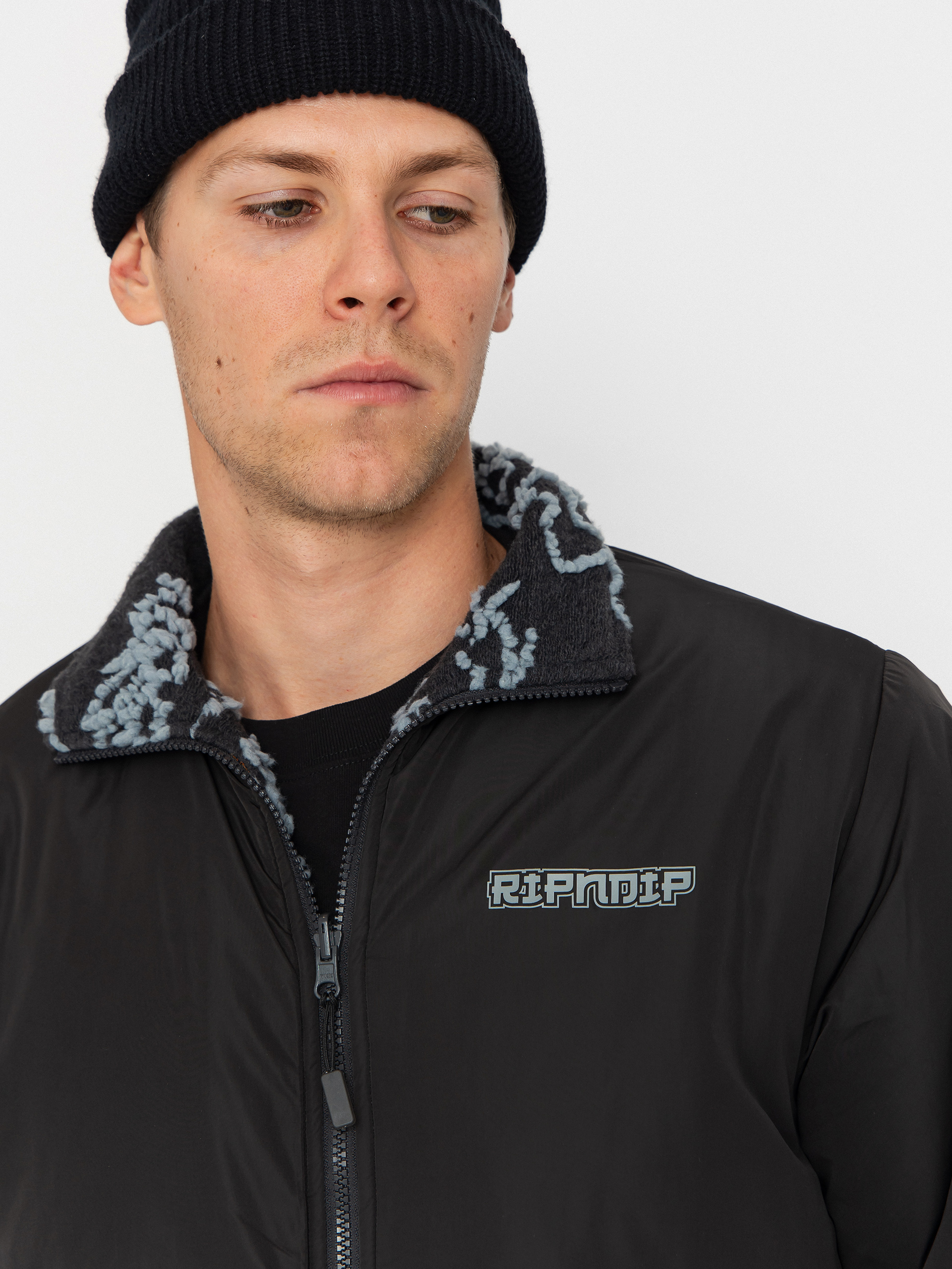 RipNDip Haku Reversible Dzseki (black/charcoal)