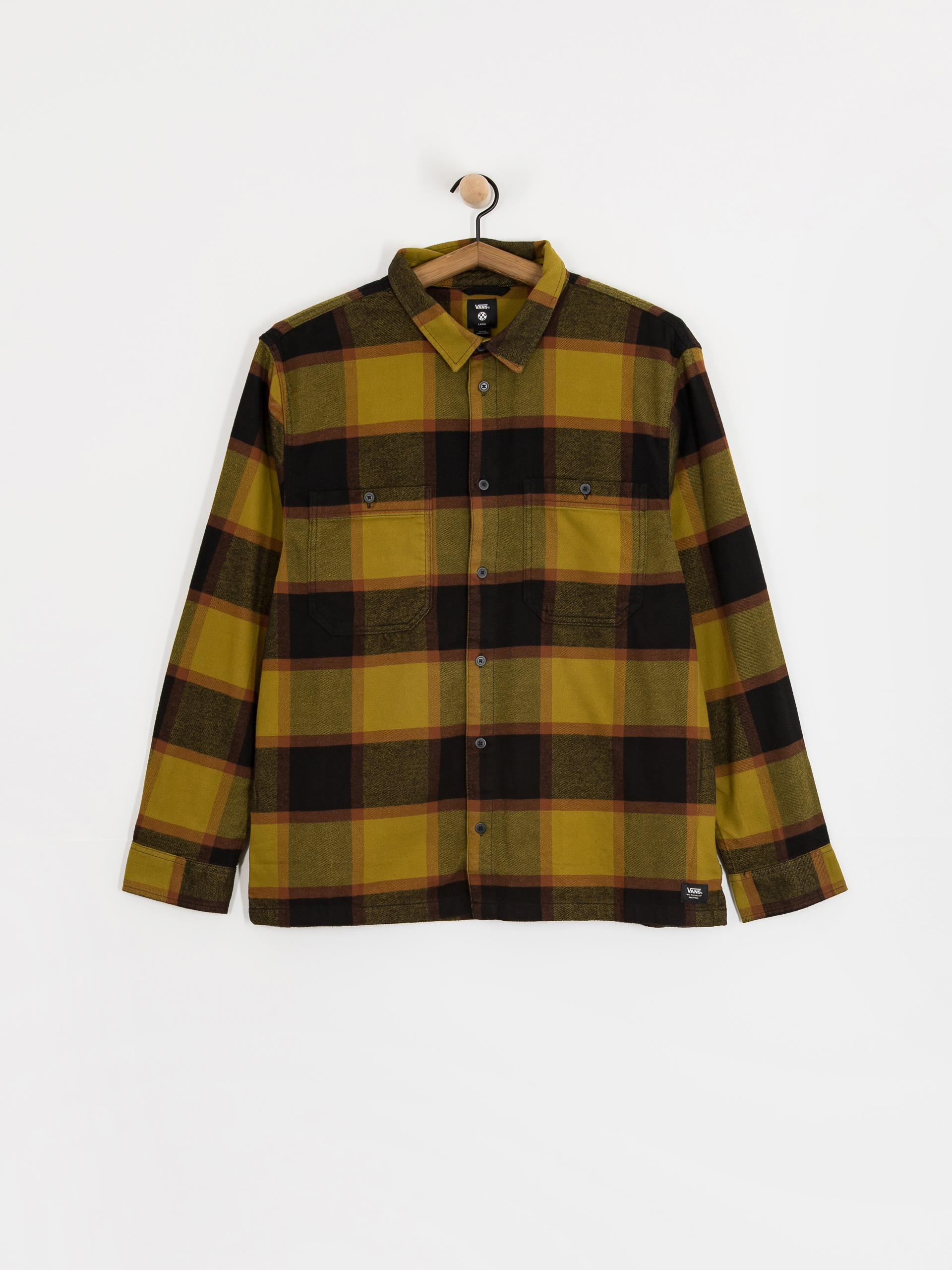 Vans Larkspur Plaid Flannel Ing (burnt gold/black)