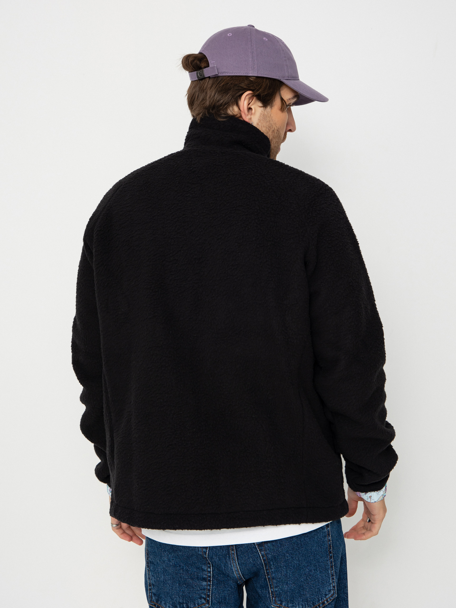 Férfi Polár pulóver Helly Hansen Panorama Pile Snap (black oslo aop)