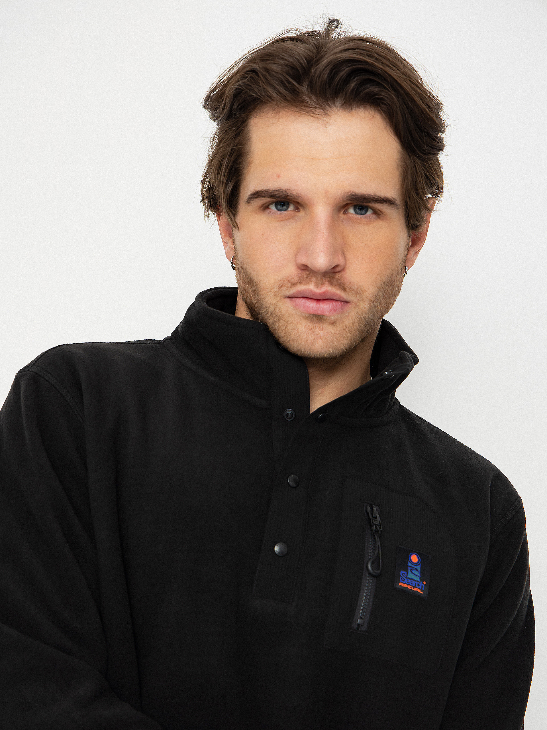 Férfi Rip Curl Search Polár pulóver (black)