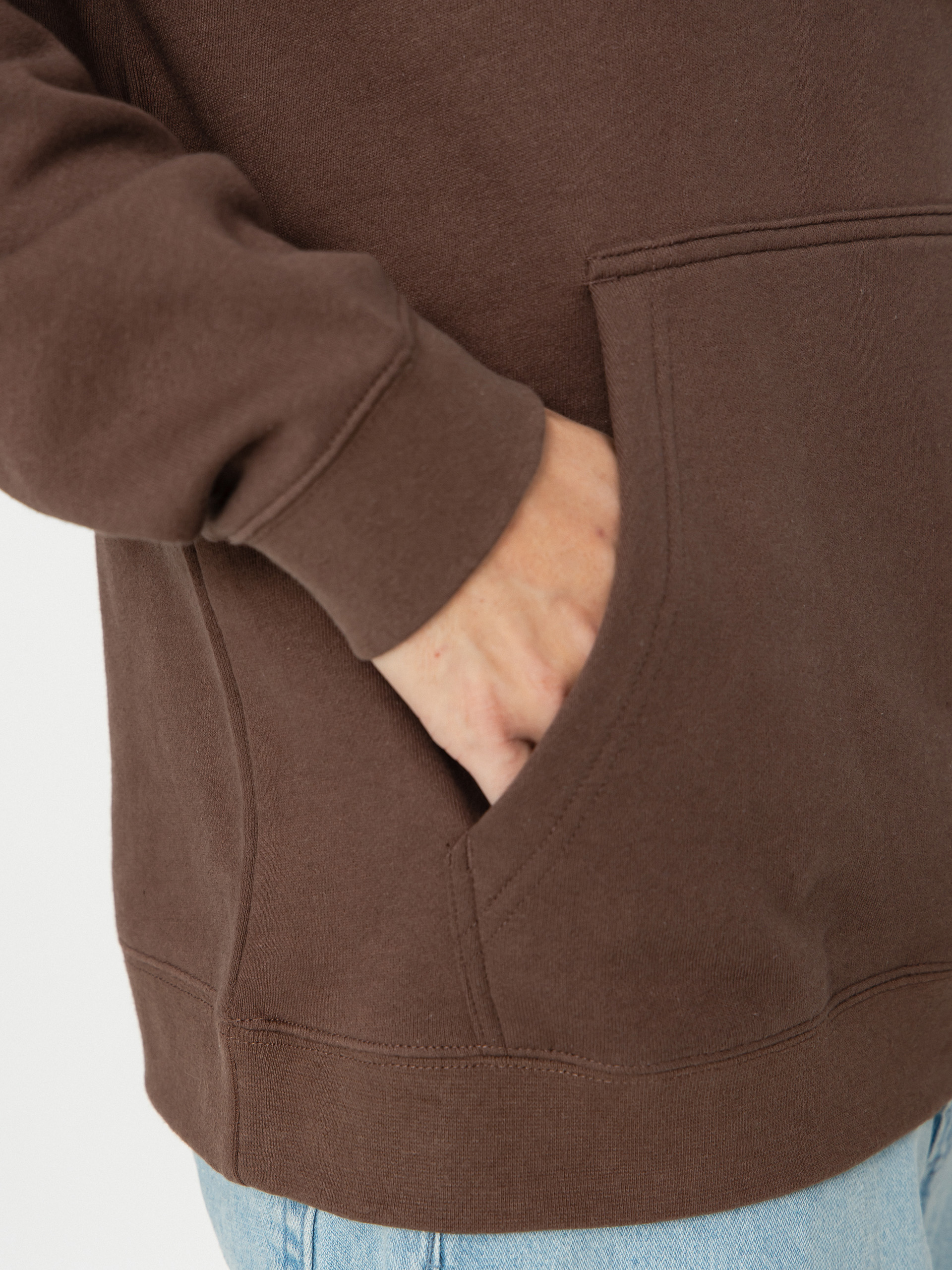 Kapucnis pulóver Hurley Makaw HD (espresso)