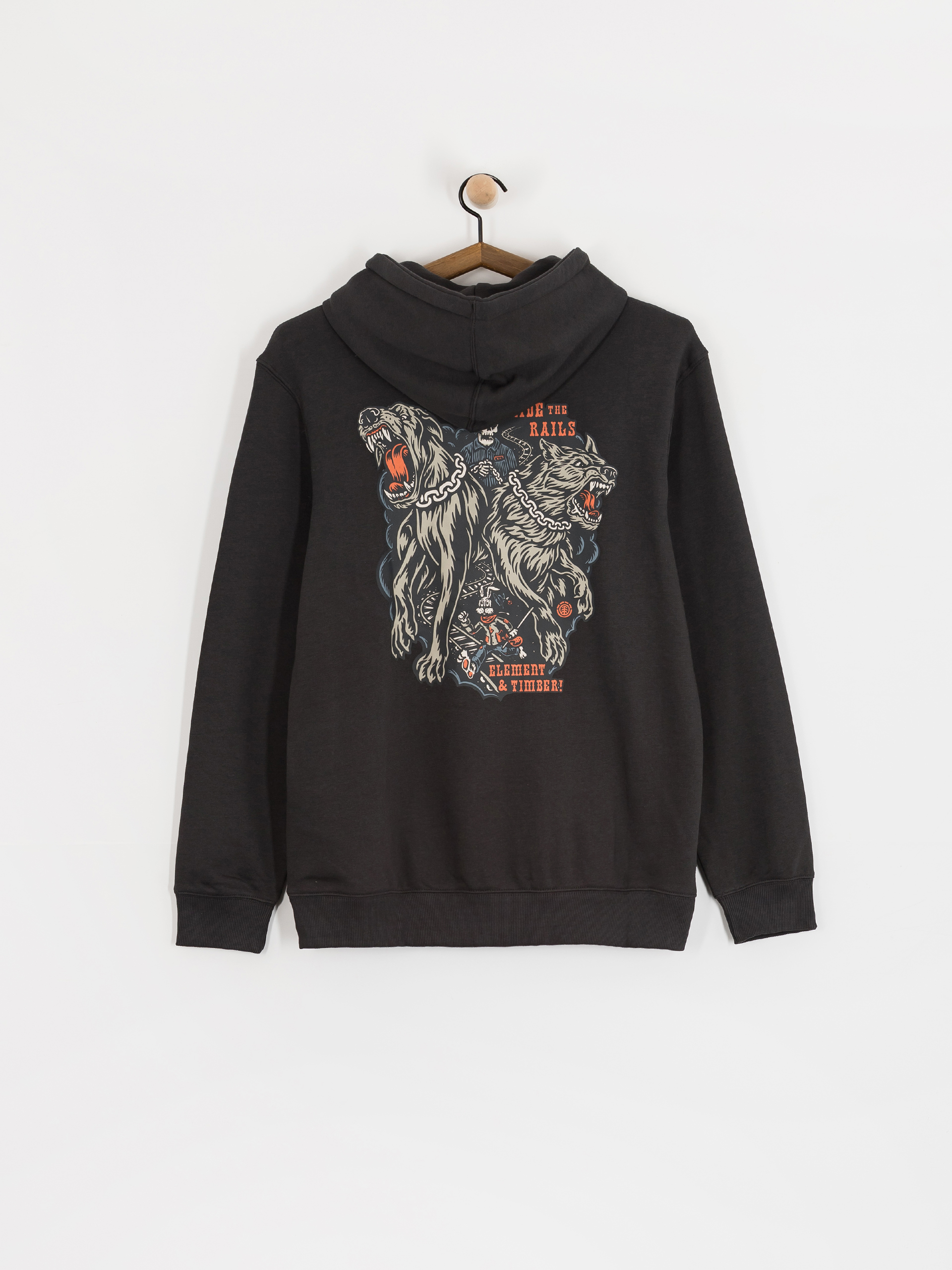 Element Timber Guard Dogs HD Kapucnis pulóver (off black)