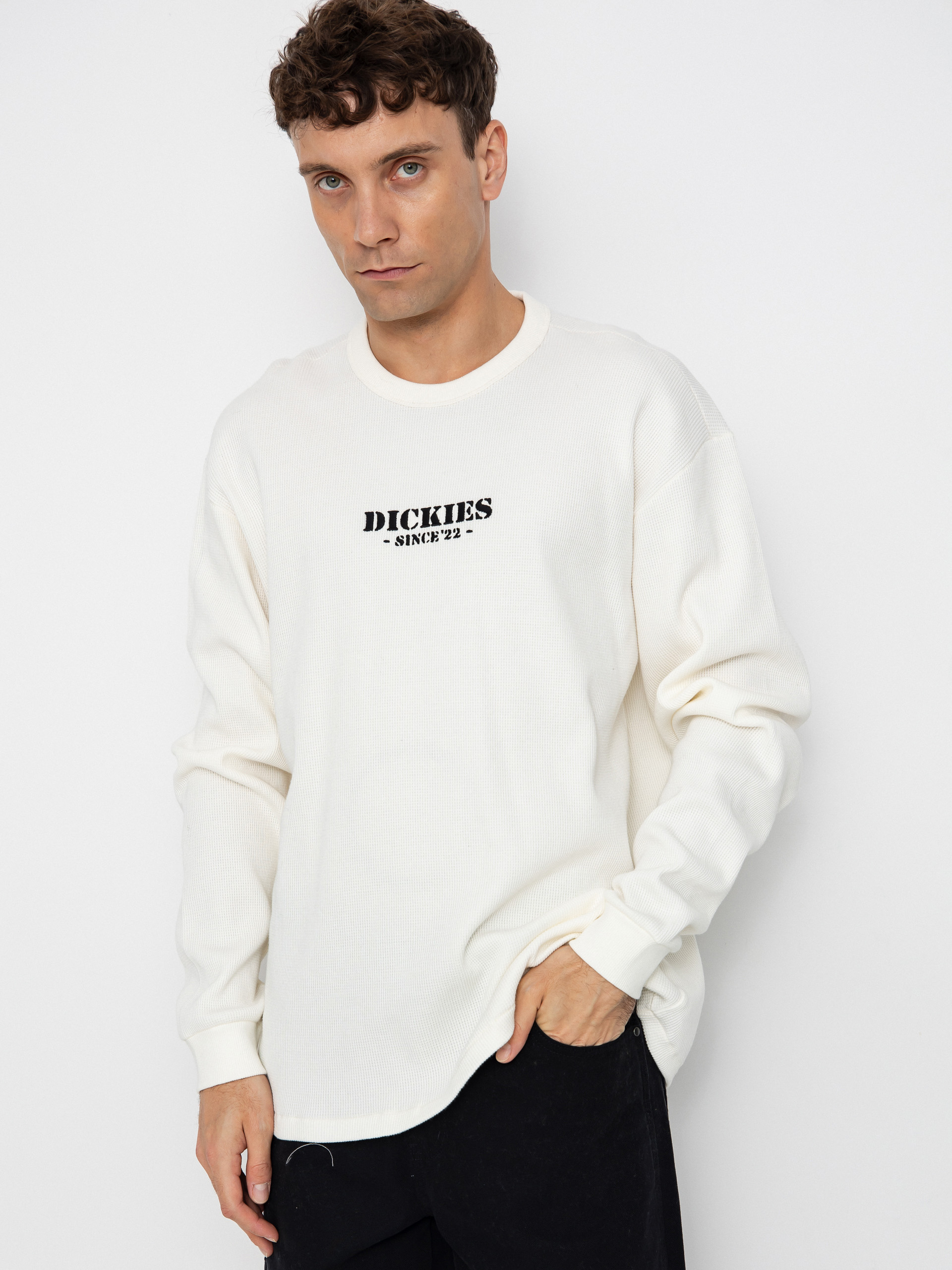 Dickies Waffle Hosszu00fa ujju00fa felsu0151 (egret)