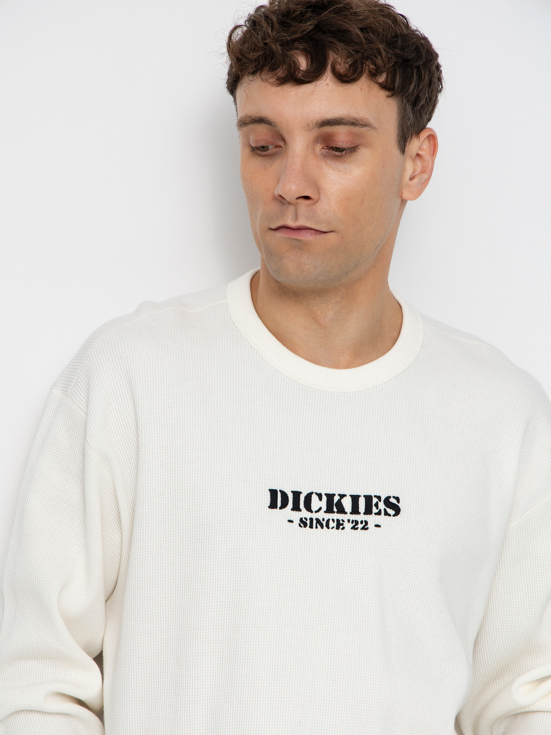 Dickies Waffle Hosszú ujjú felső (egret)