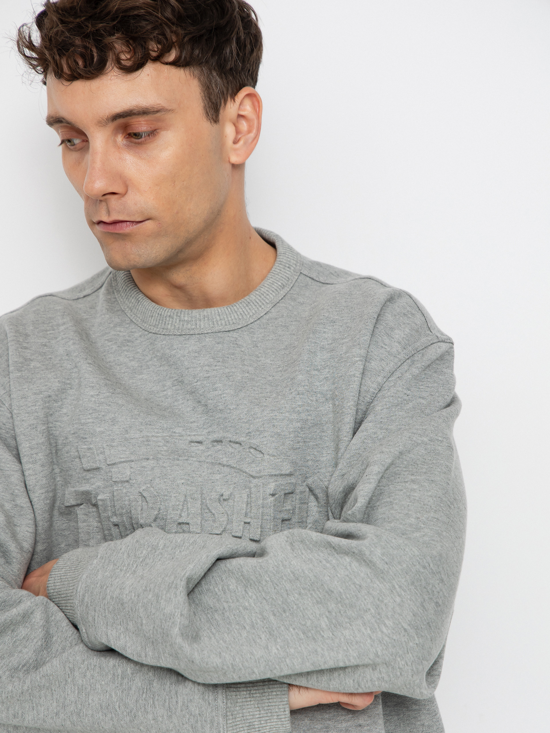 Dickies x Thrasher Sweatshirt Pulóver (grey melange)