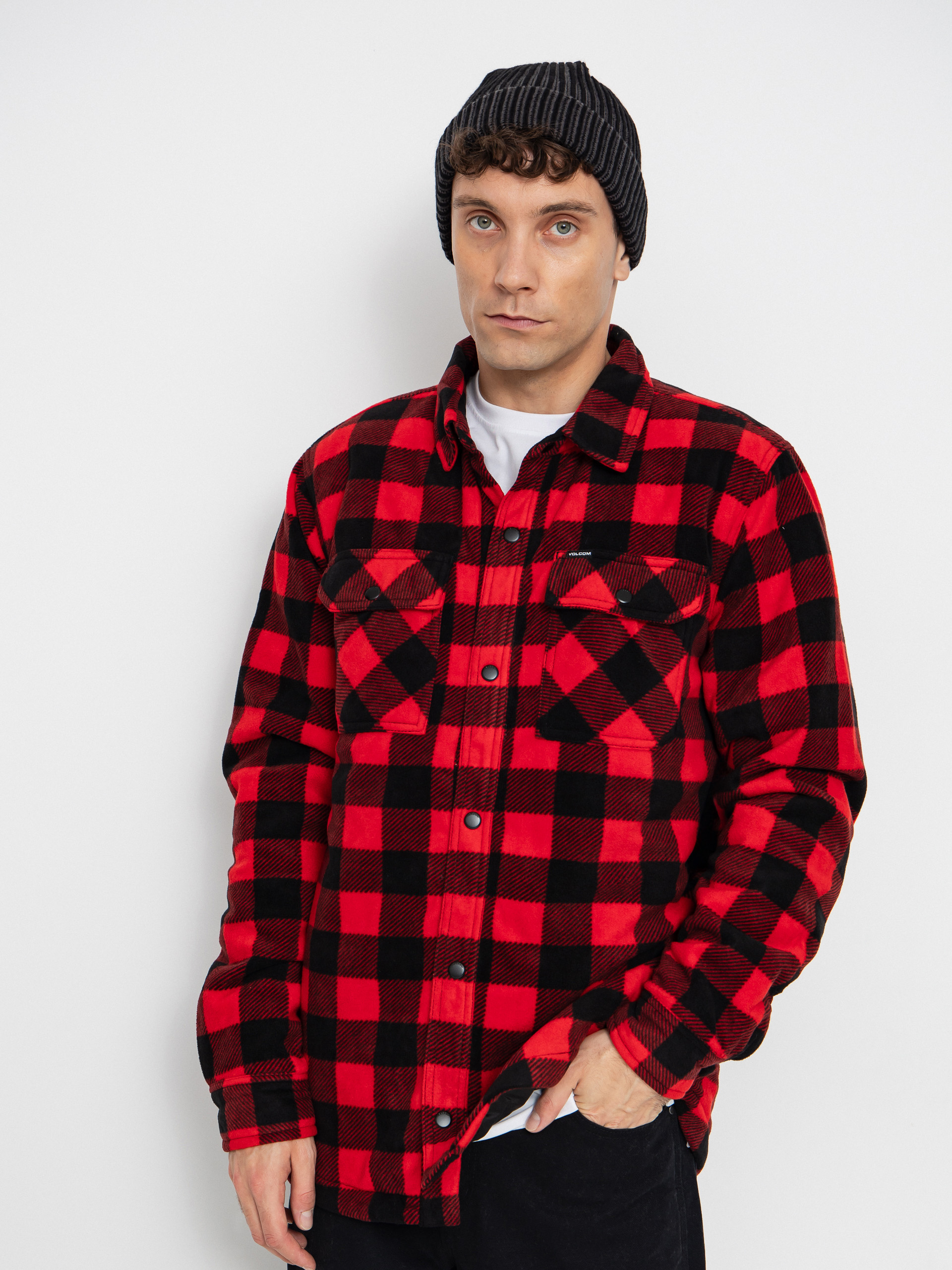 Ing Volcom Bowered Fleece (lifeguard red)