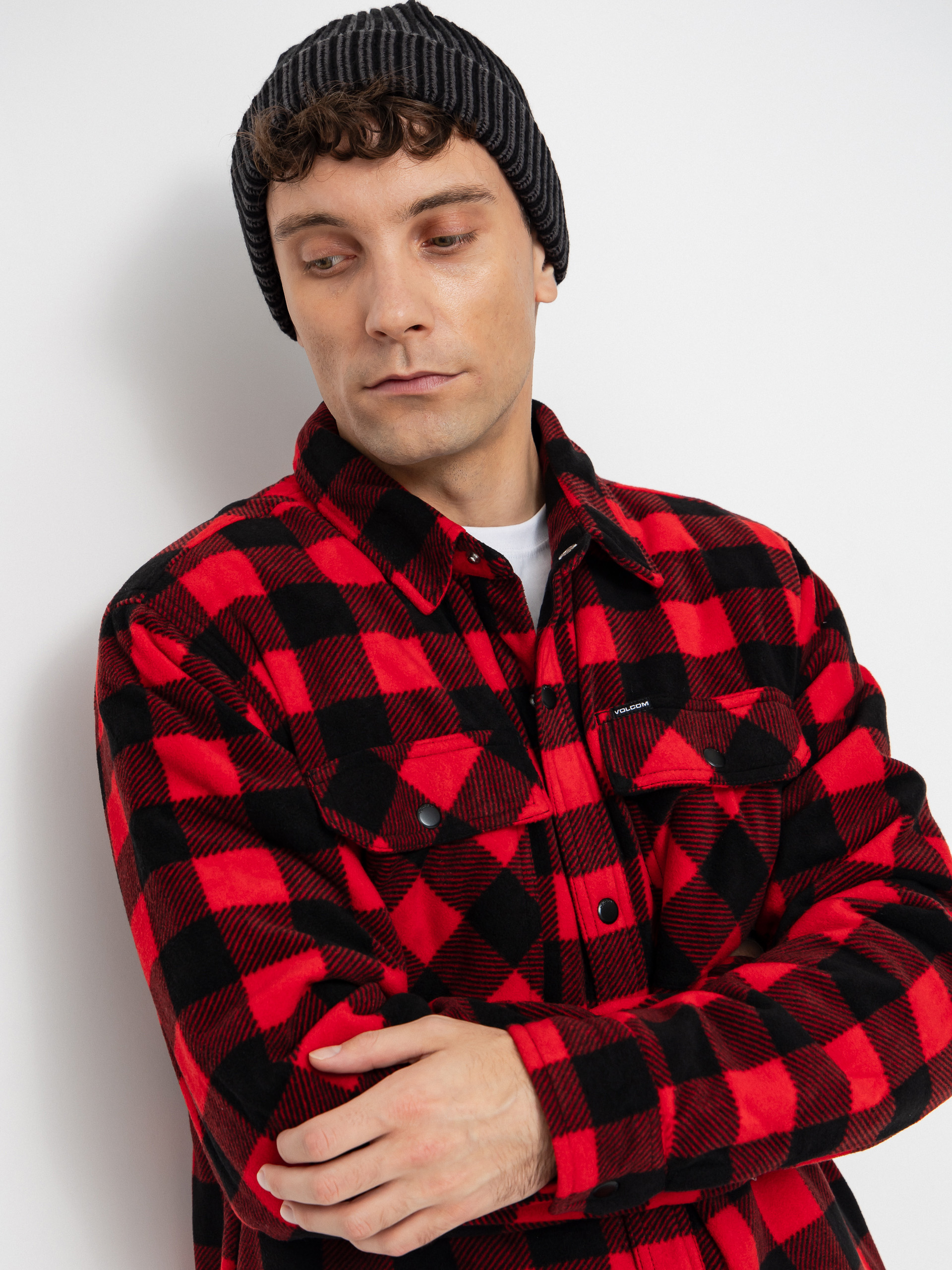 Ing Volcom Bowered Fleece (lifeguard red)