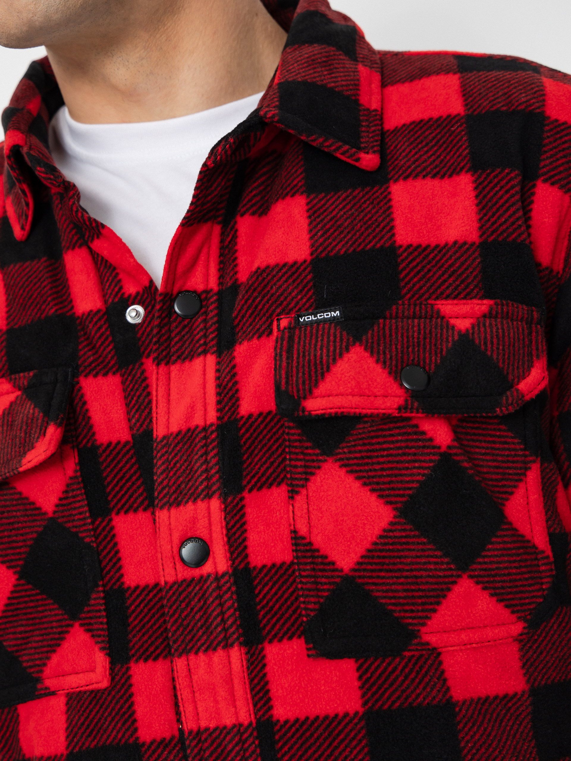 Ing Volcom Bowered Fleece (lifeguard red)