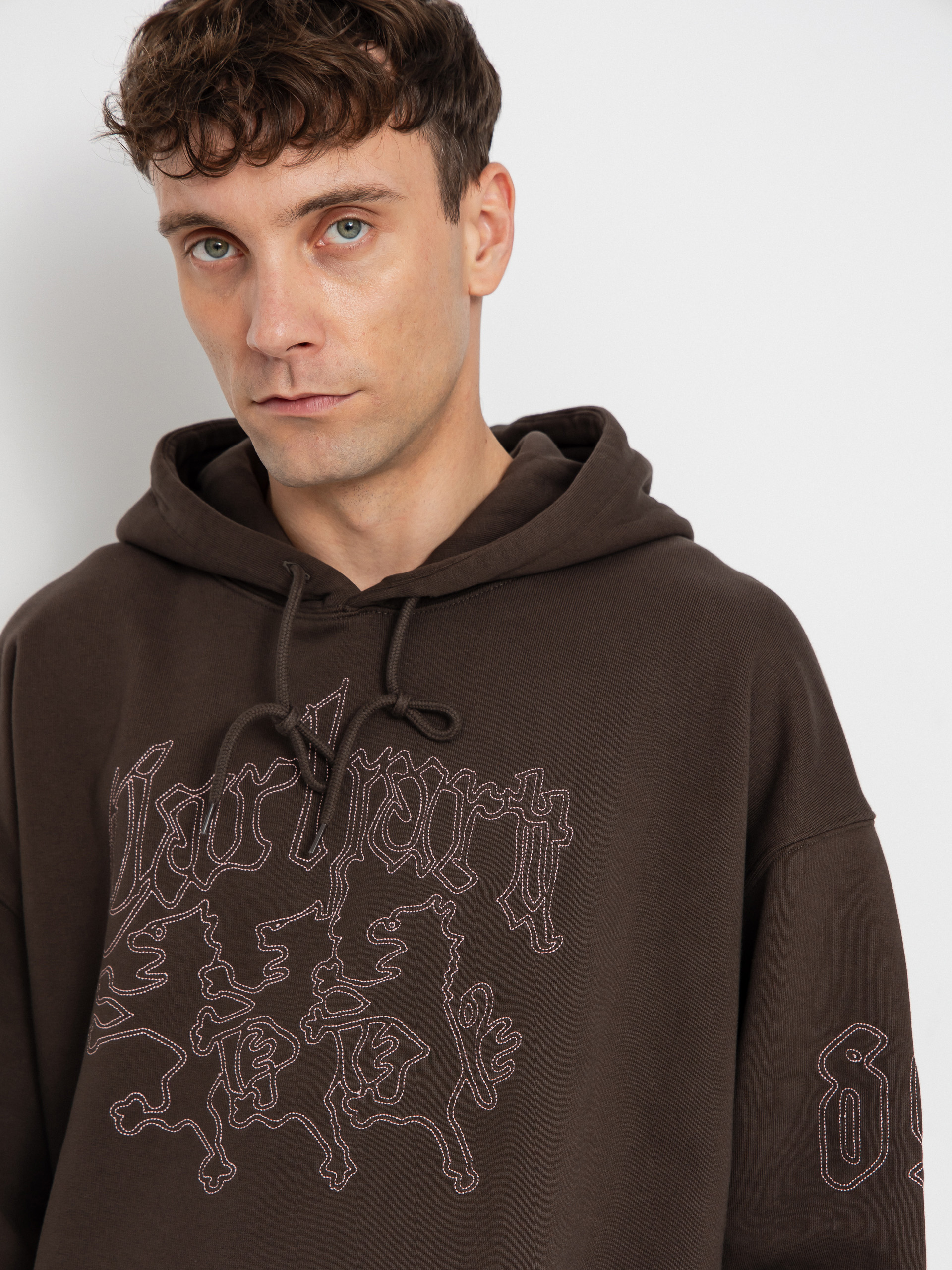 Carhartt WIP Hackwork HD Kapucnis pulóver (vitola/glassy pink)