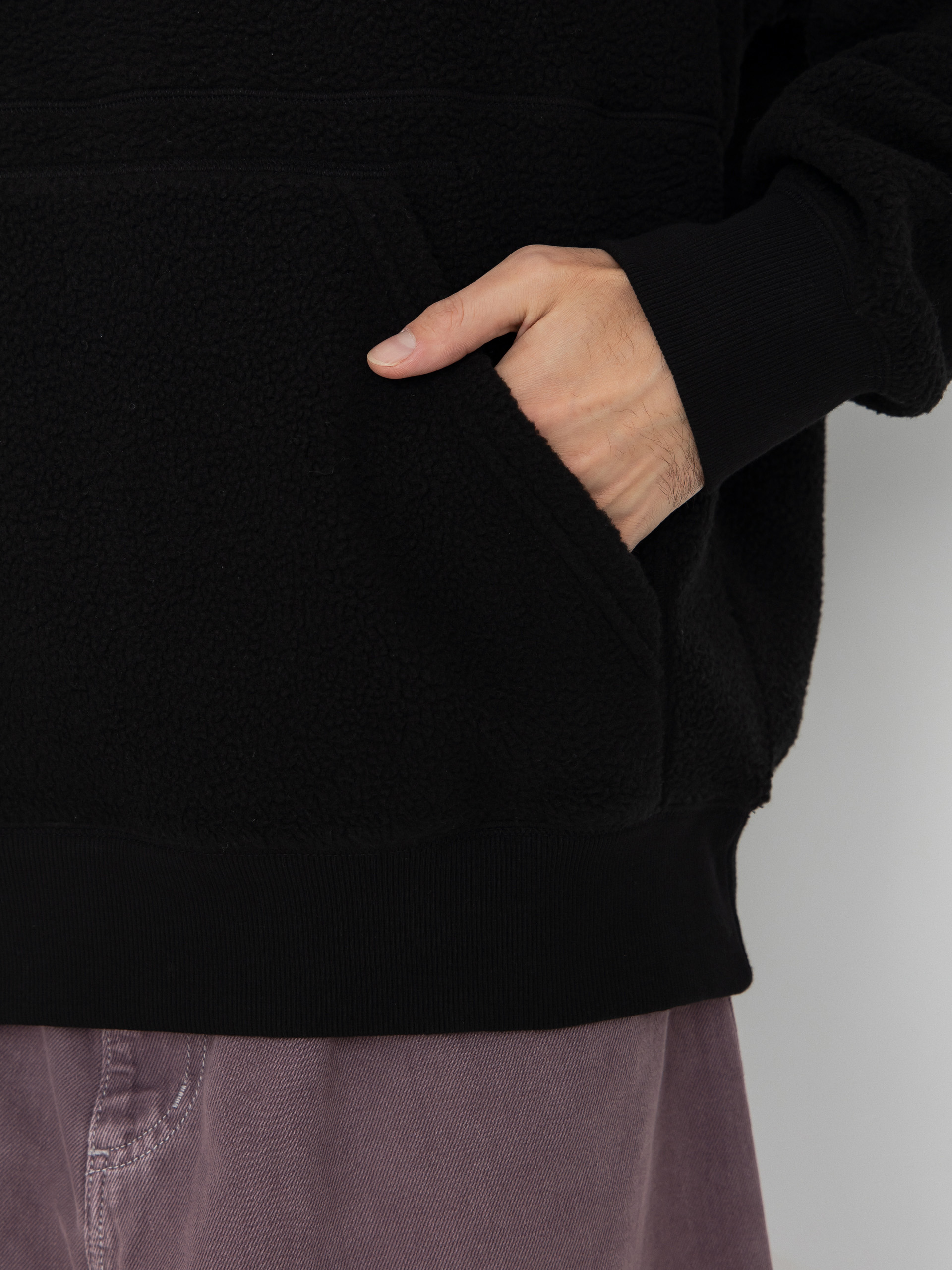 Carhartt WIP Helix HD Kapucnis pulóver (black/porphyry)