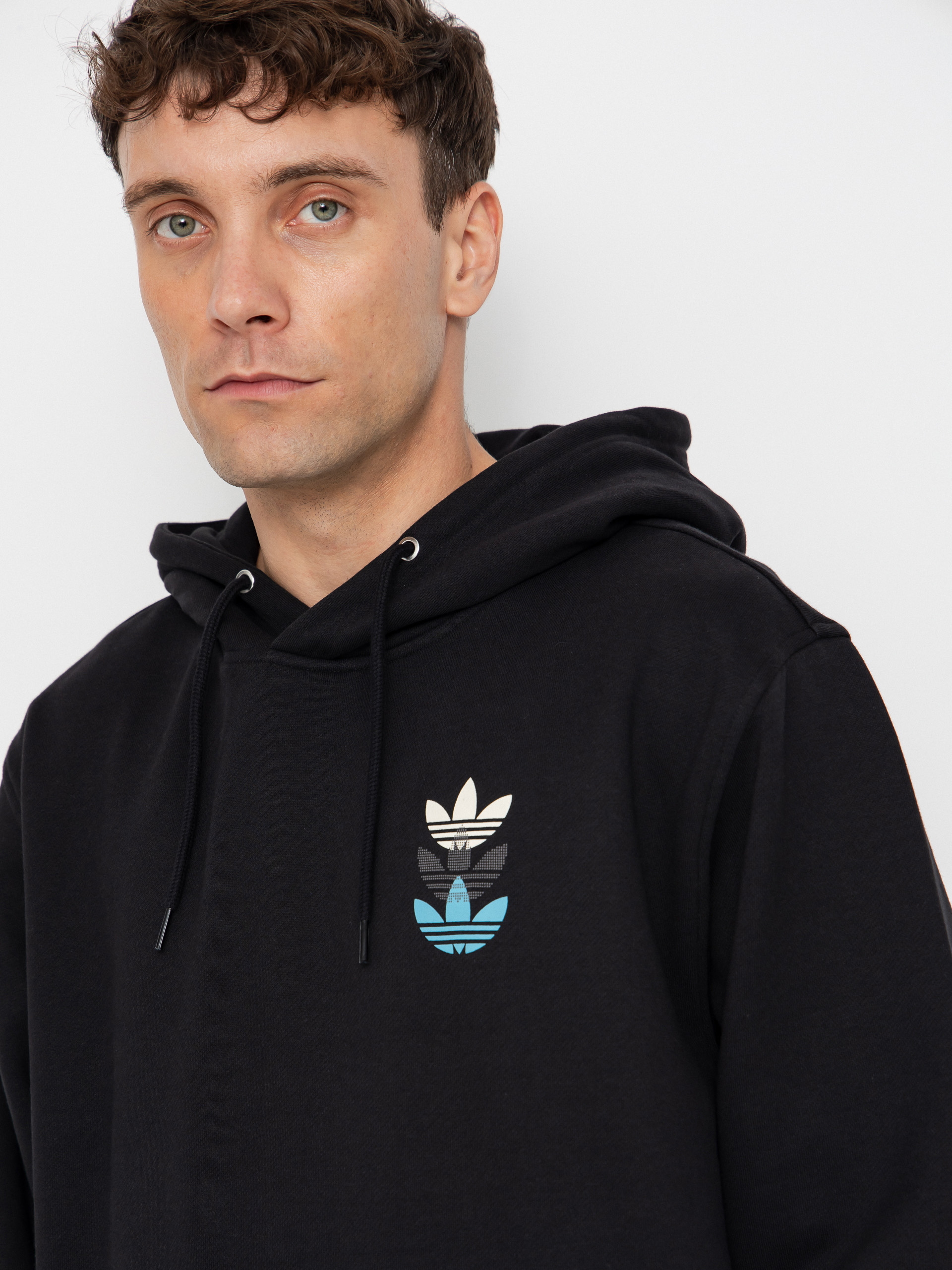 adidas Trip Tre HD Kapucnis pulóver (black/preblu)