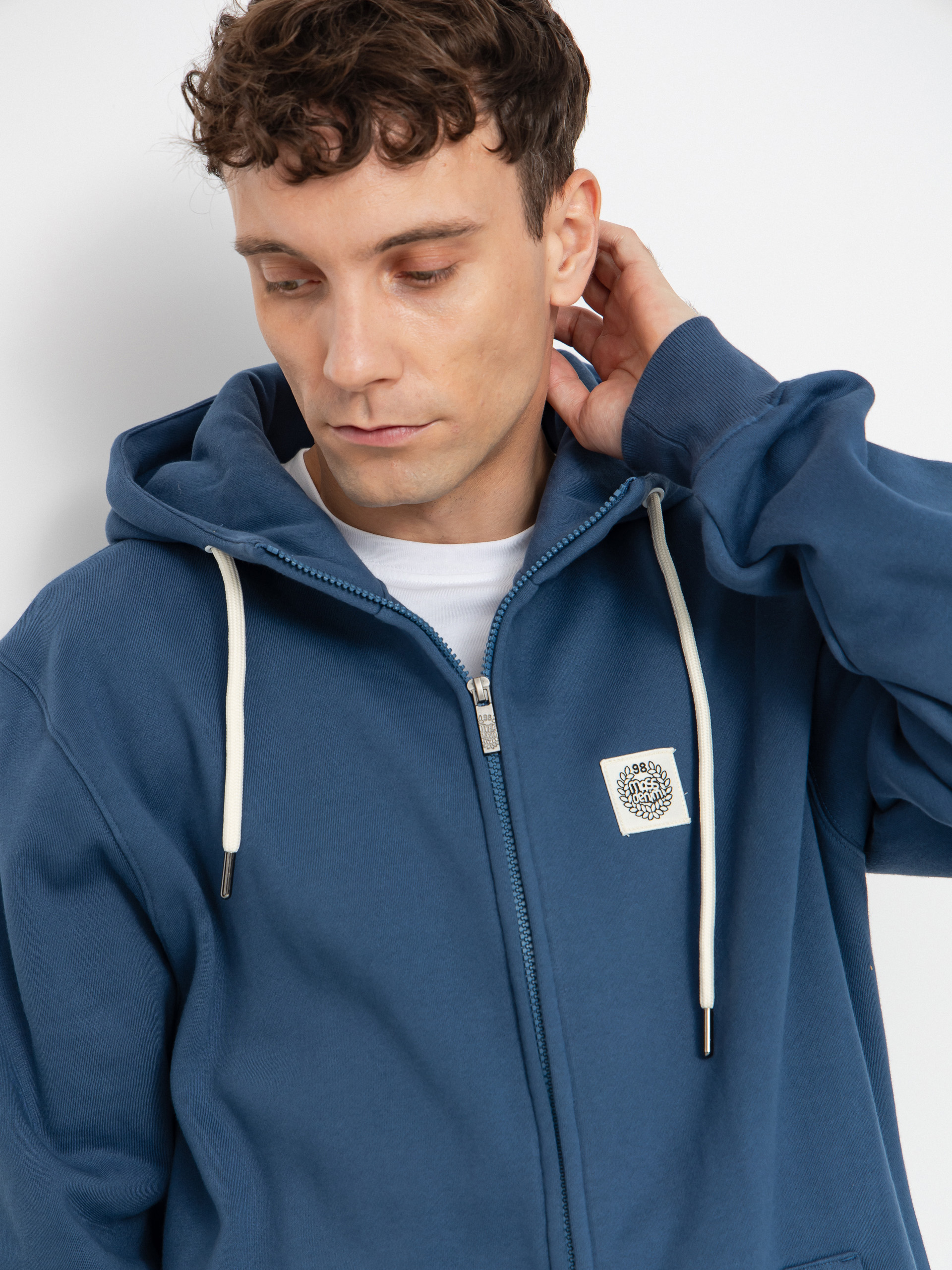 MassDnm Patch HD Kapucnis pulóver (steel blue)