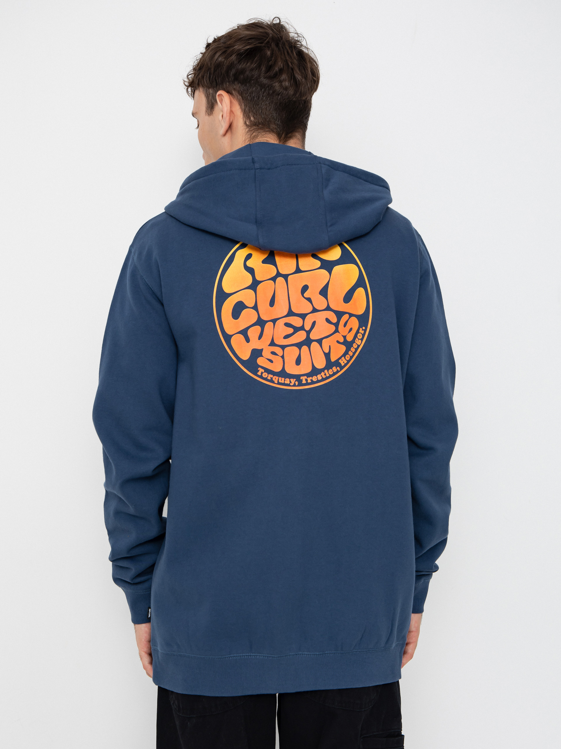 Rip Curl Wettie Passage Icon ZHD Kapucnis pulóver (light navy)