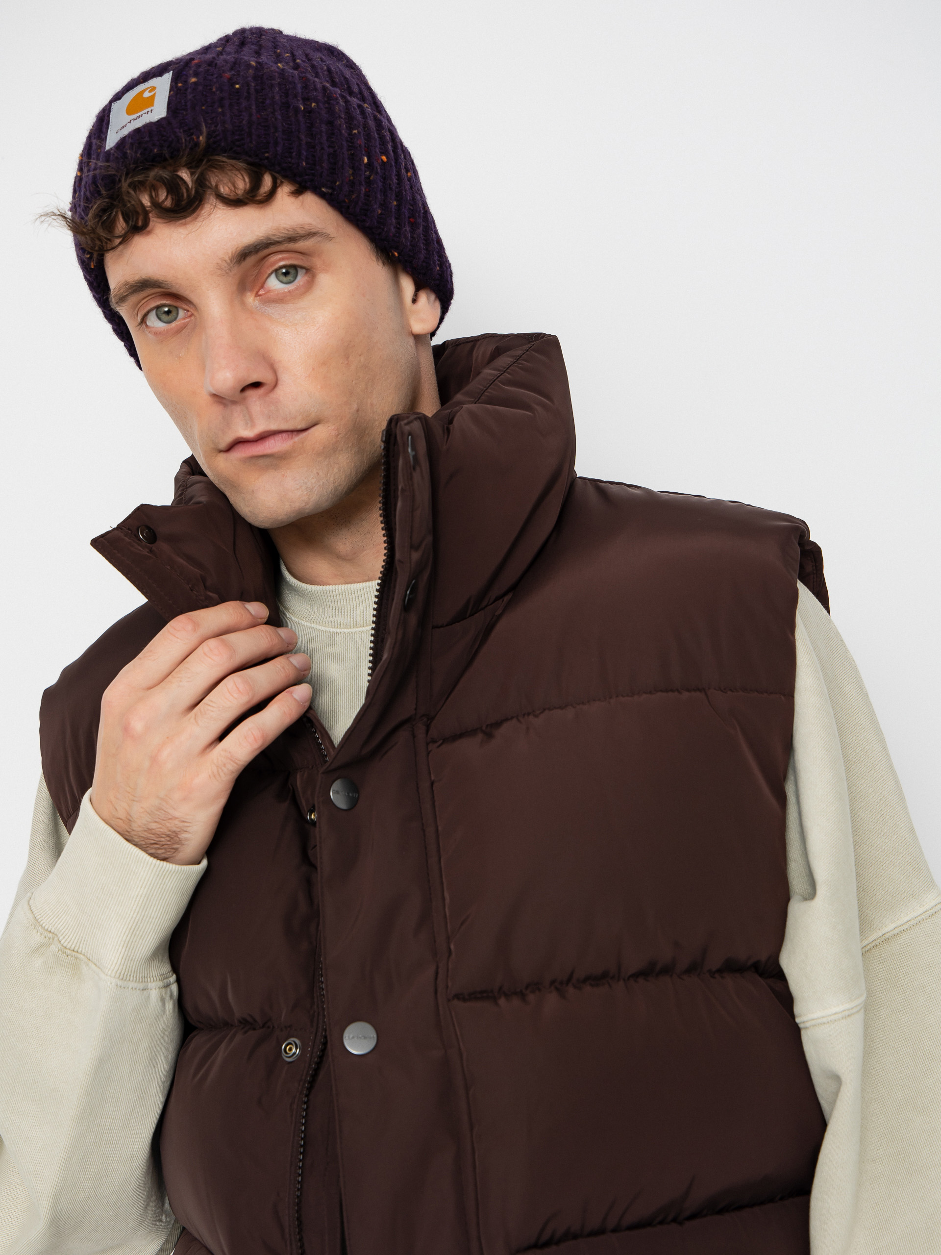 Carhartt WIP Brent Mellény (palisander)