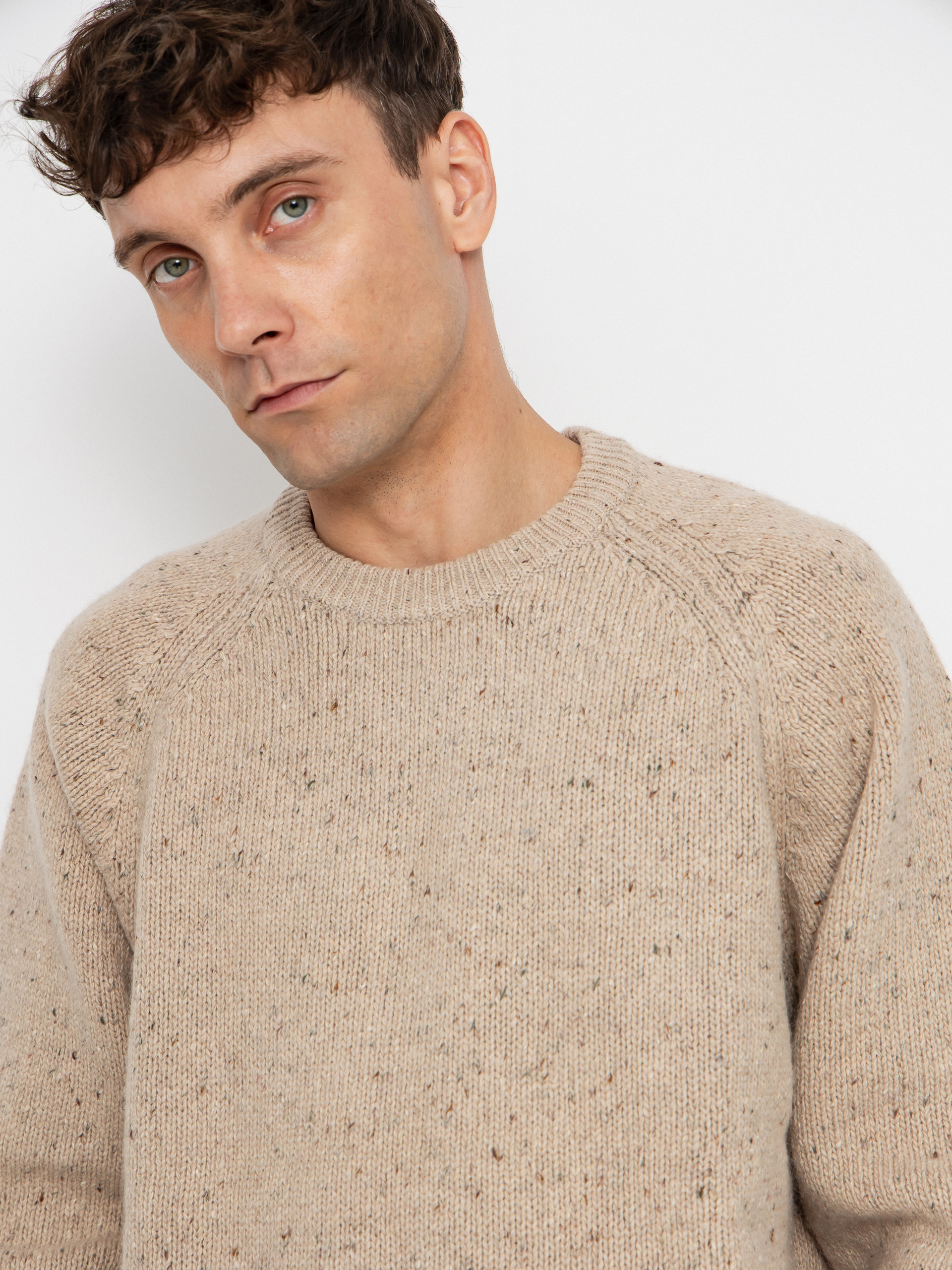 Pulóver Carhartt WIP Anglistic (speckled fleur de sel)