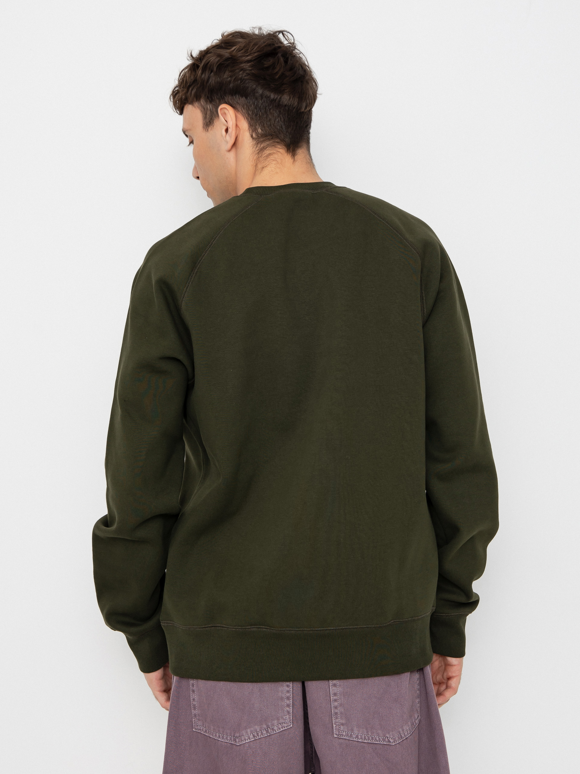 Carhartt WIP Chase Pulóver (olive/gold)