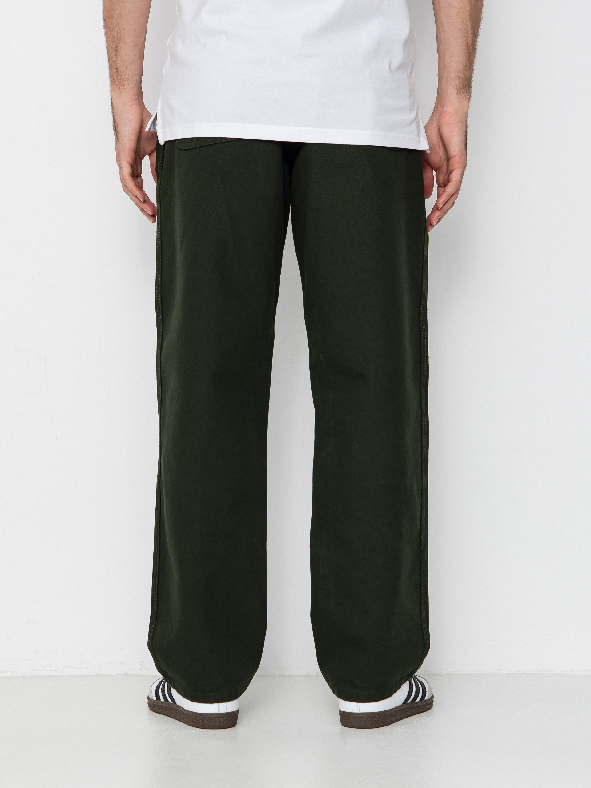 Kisnadrág Carhartt WIP Simple (olive/rinsed)