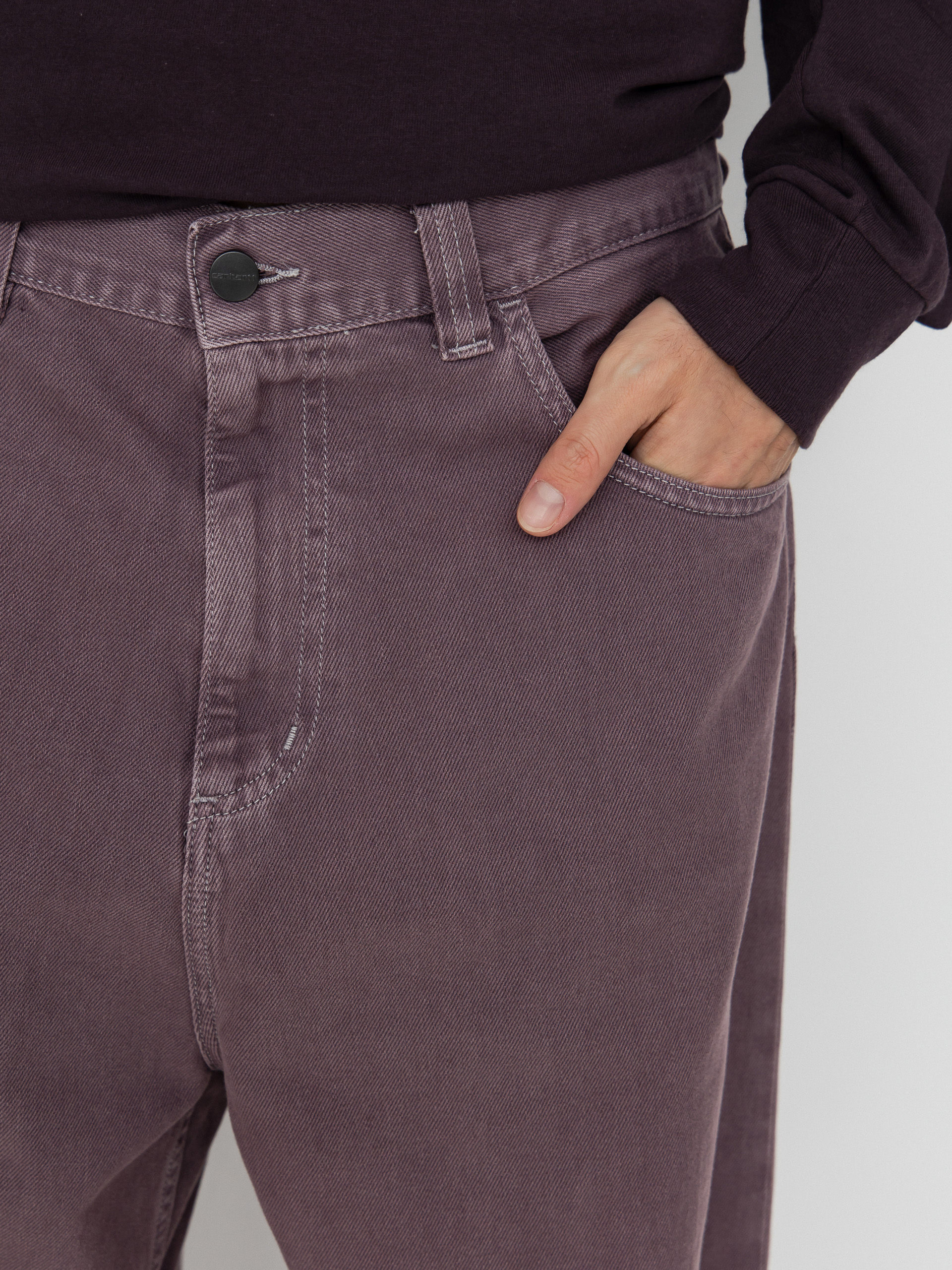 Kisnadrág Carhartt WIP Brandon (phlox/stone dyed)