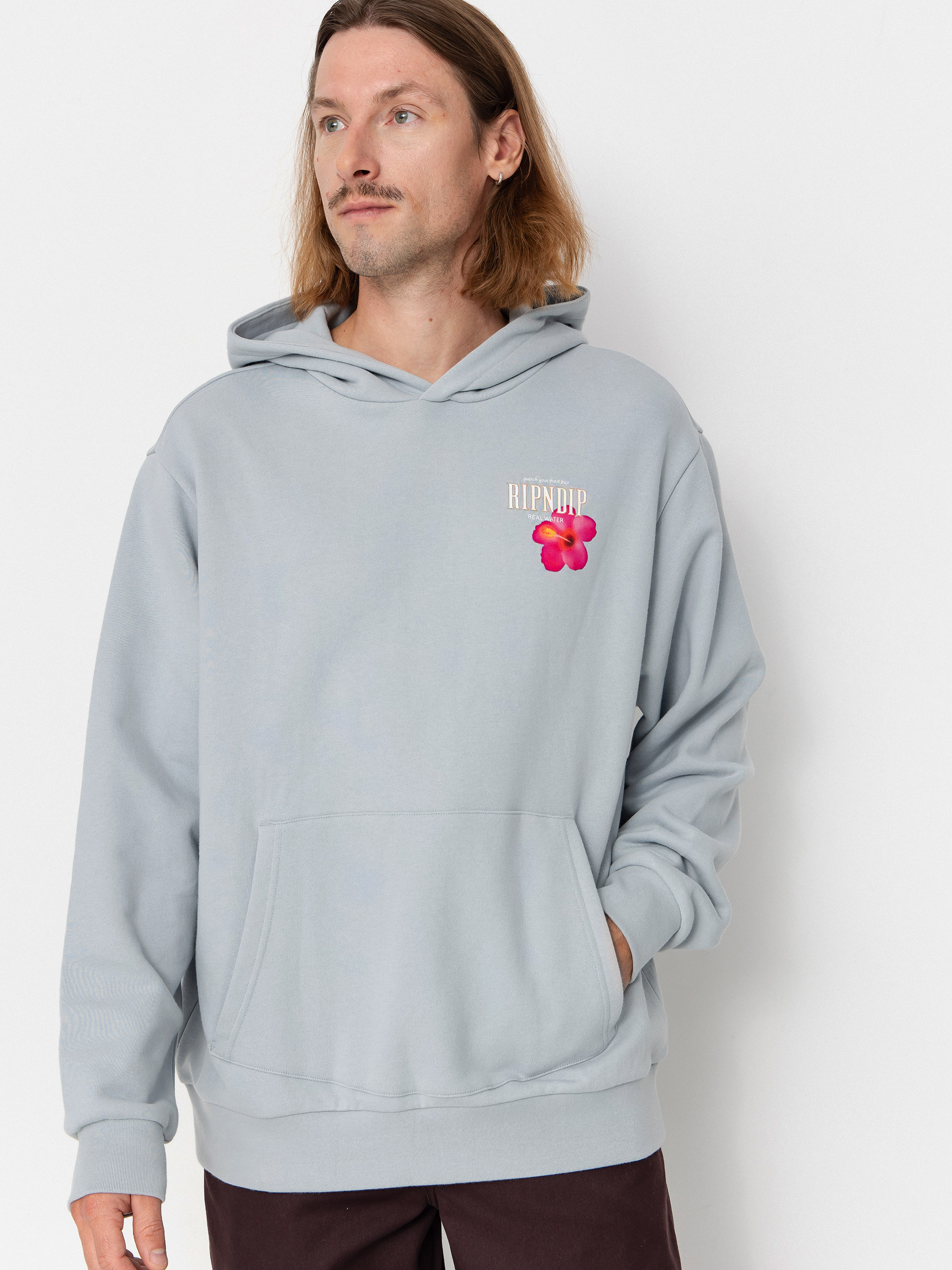 RipNDip Real Water HD Kapucnis pulóver (powder blue)