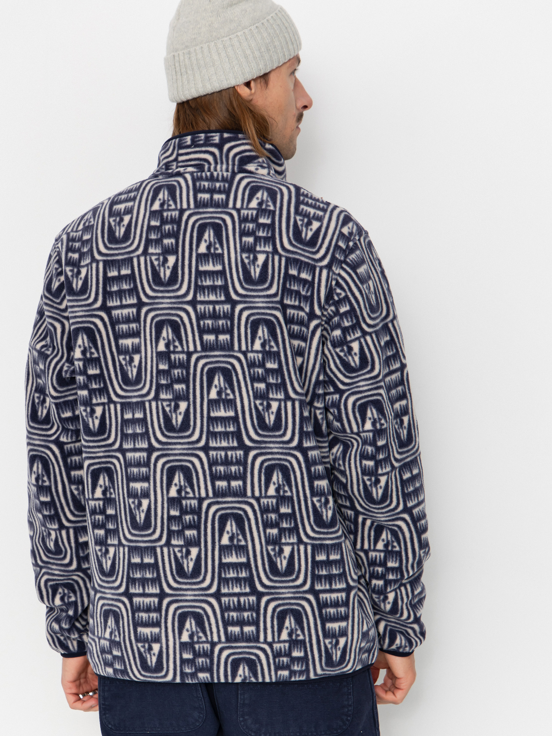 Férfi Patagonia LW Synch Snap T Polár pulóver (flow sunken blue)