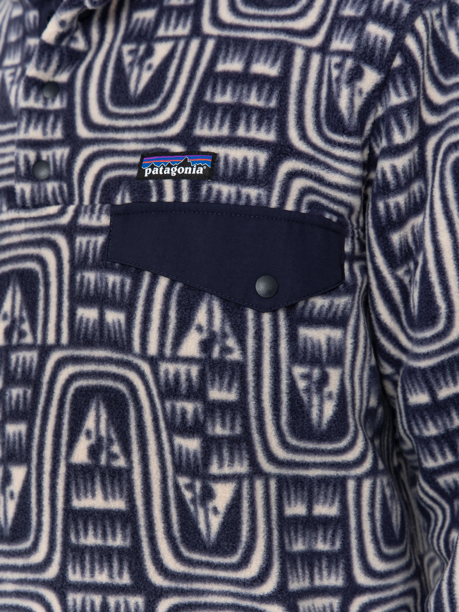 Férfi Patagonia LW Synch Snap T Polár pulóver (flow sunken blue)