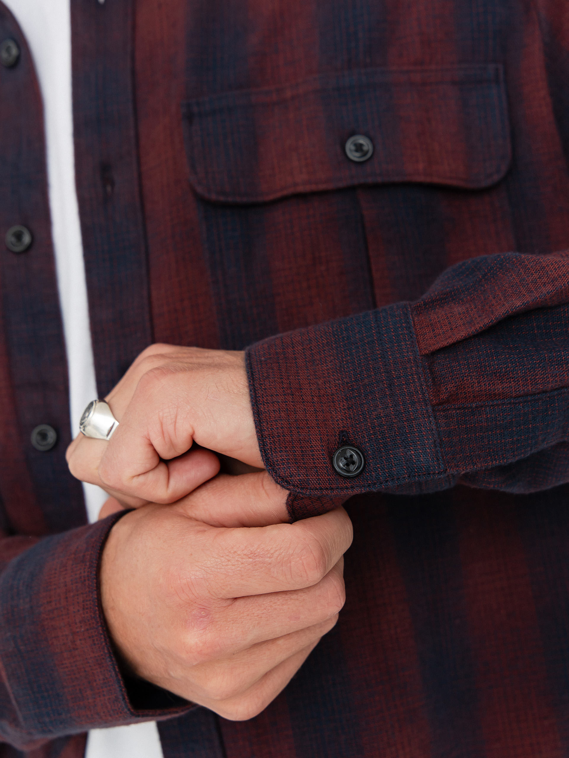 Volcom Shadowstone Flannel Ing (navy)