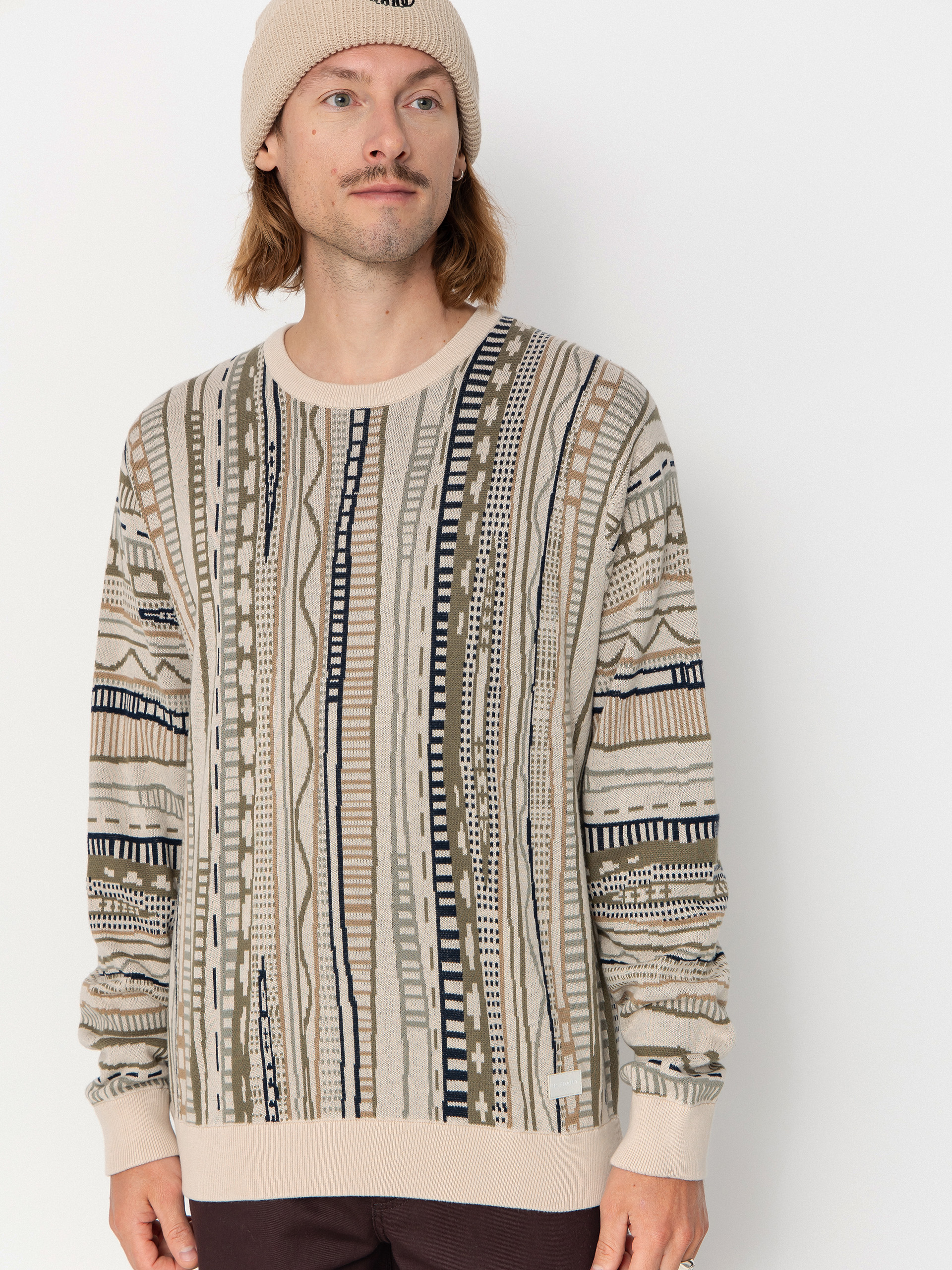 Iriedaily Theodore Knit Pulu00f3ver (cool olive)