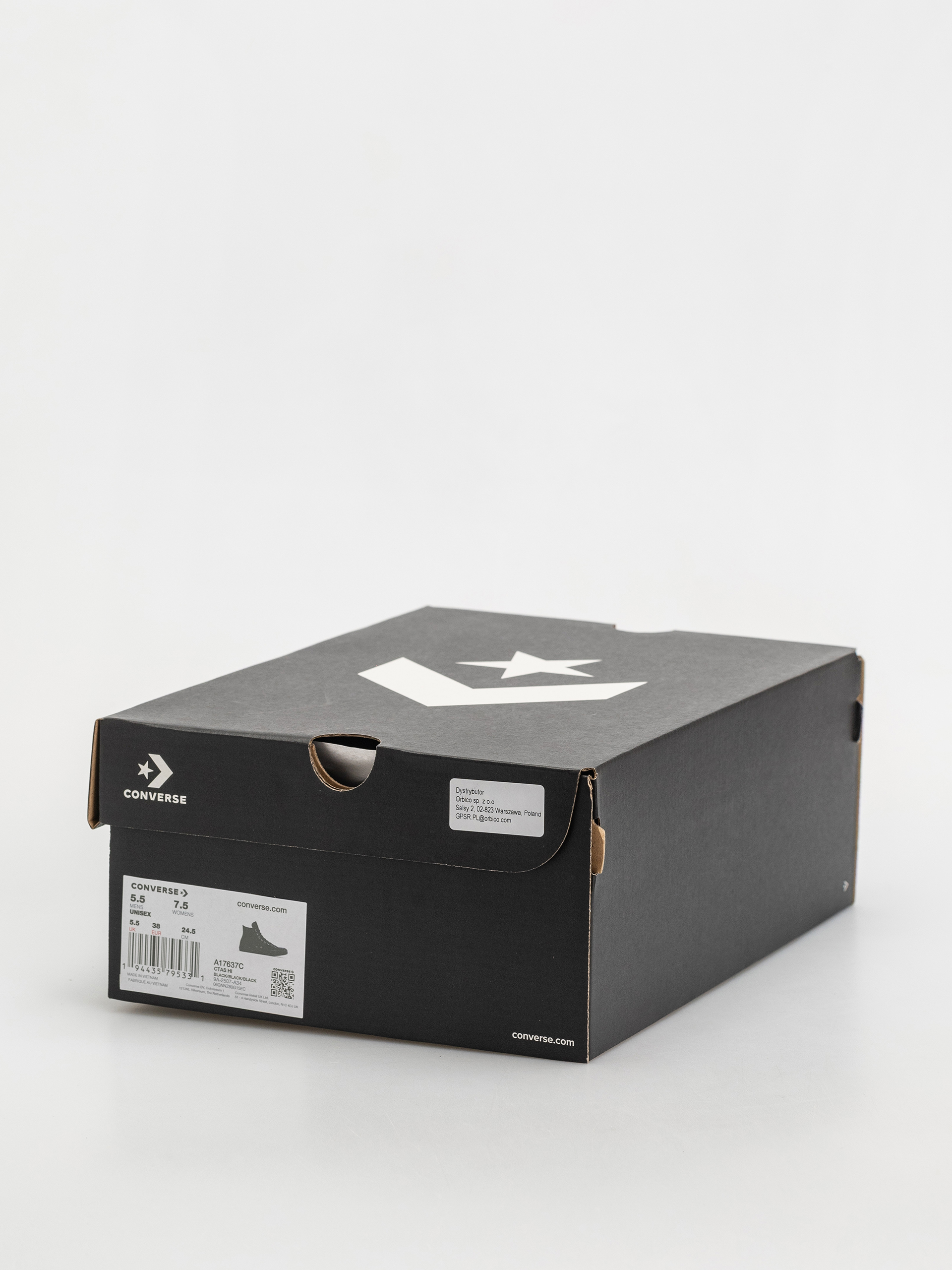 Tornacipők Converse Chuck Taylor All Star Hi (black/black/black)