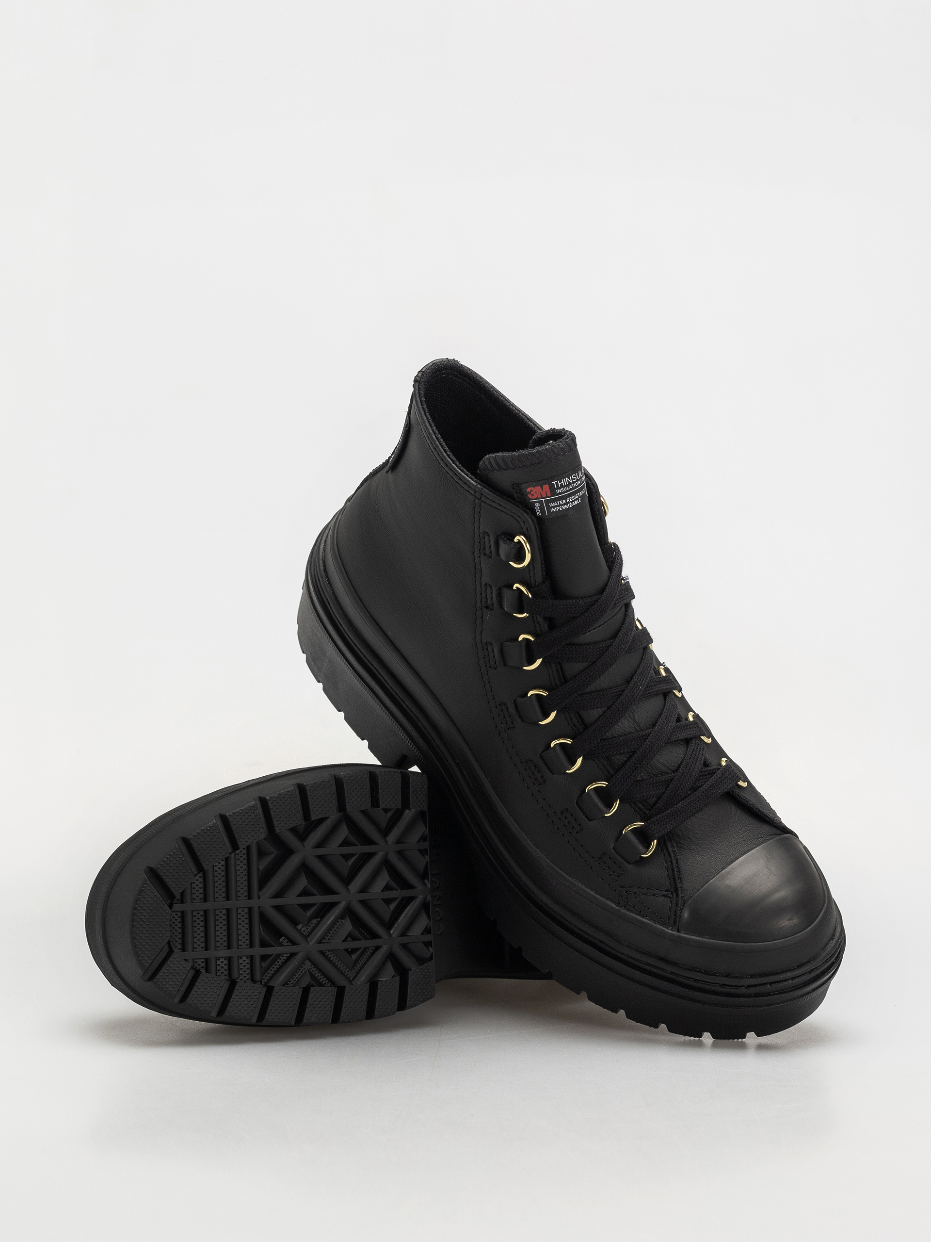 Cipők Converse Chuck Taylor All Star Lugged Heel Wmn (black/black/gold)