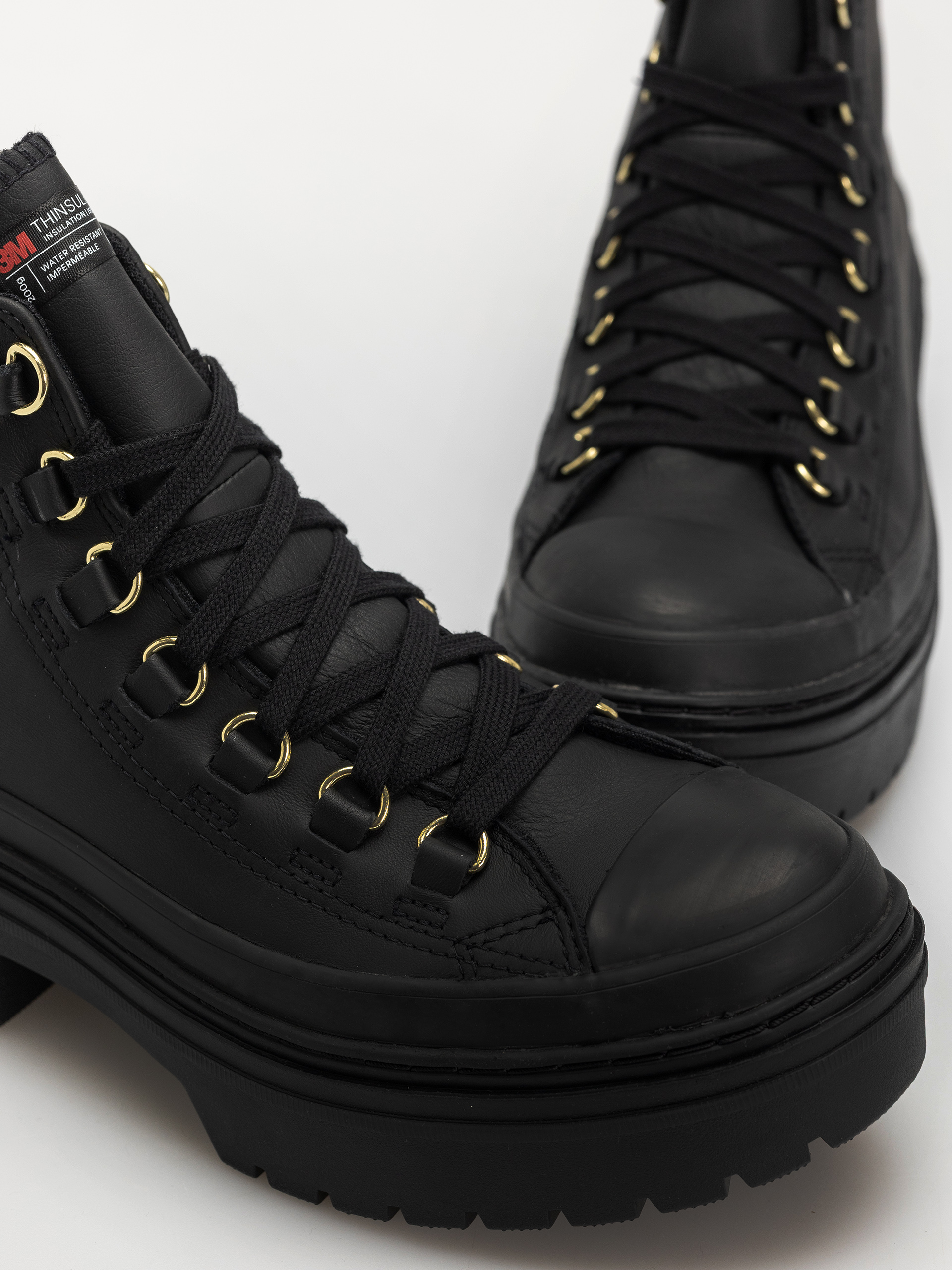 Cipők Converse Chuck Taylor All Star Lugged Heel Wmn (black/black/gold)